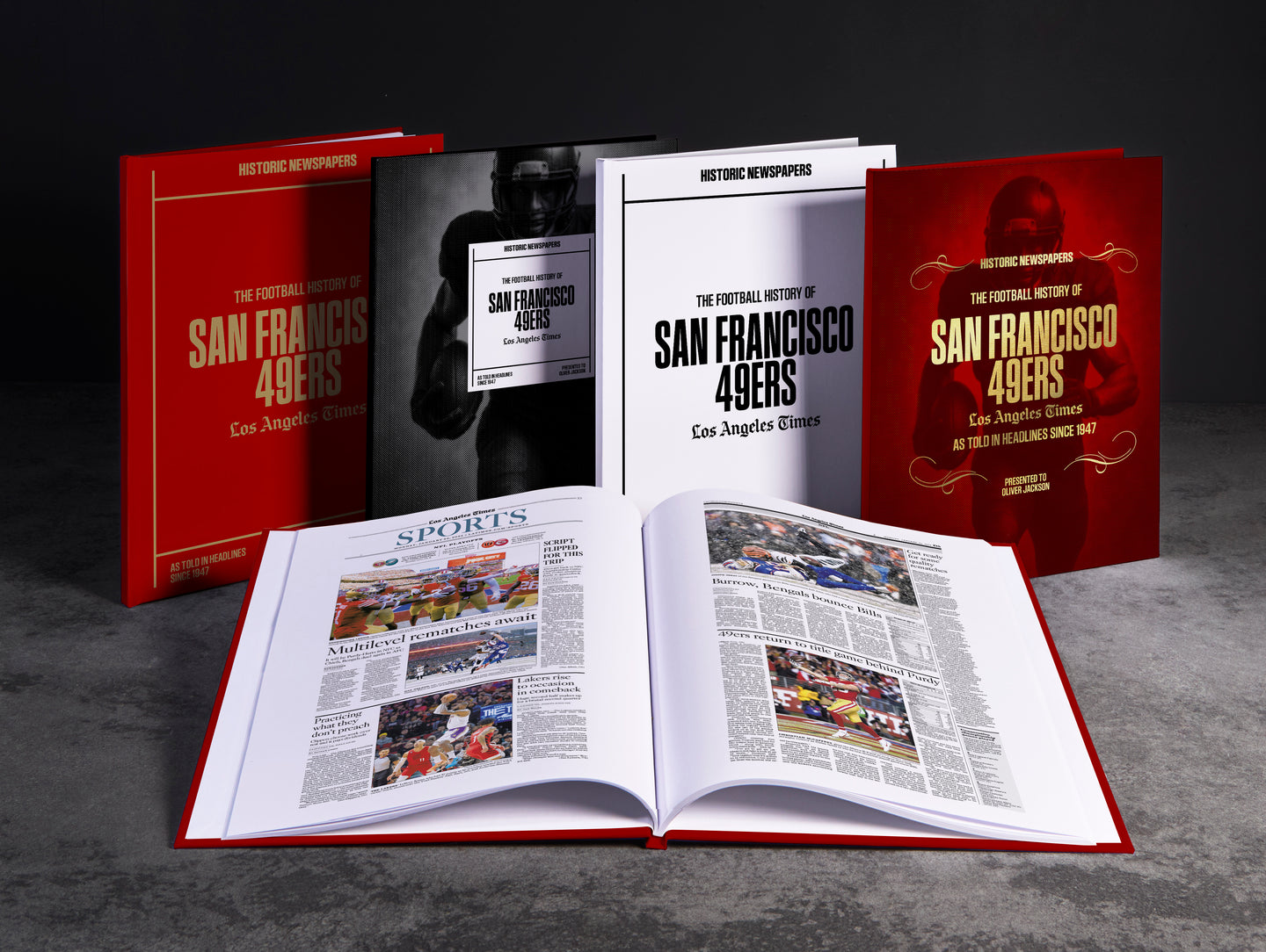 The Football History of San Francisco 49ers Los Angeles Times Edition Book