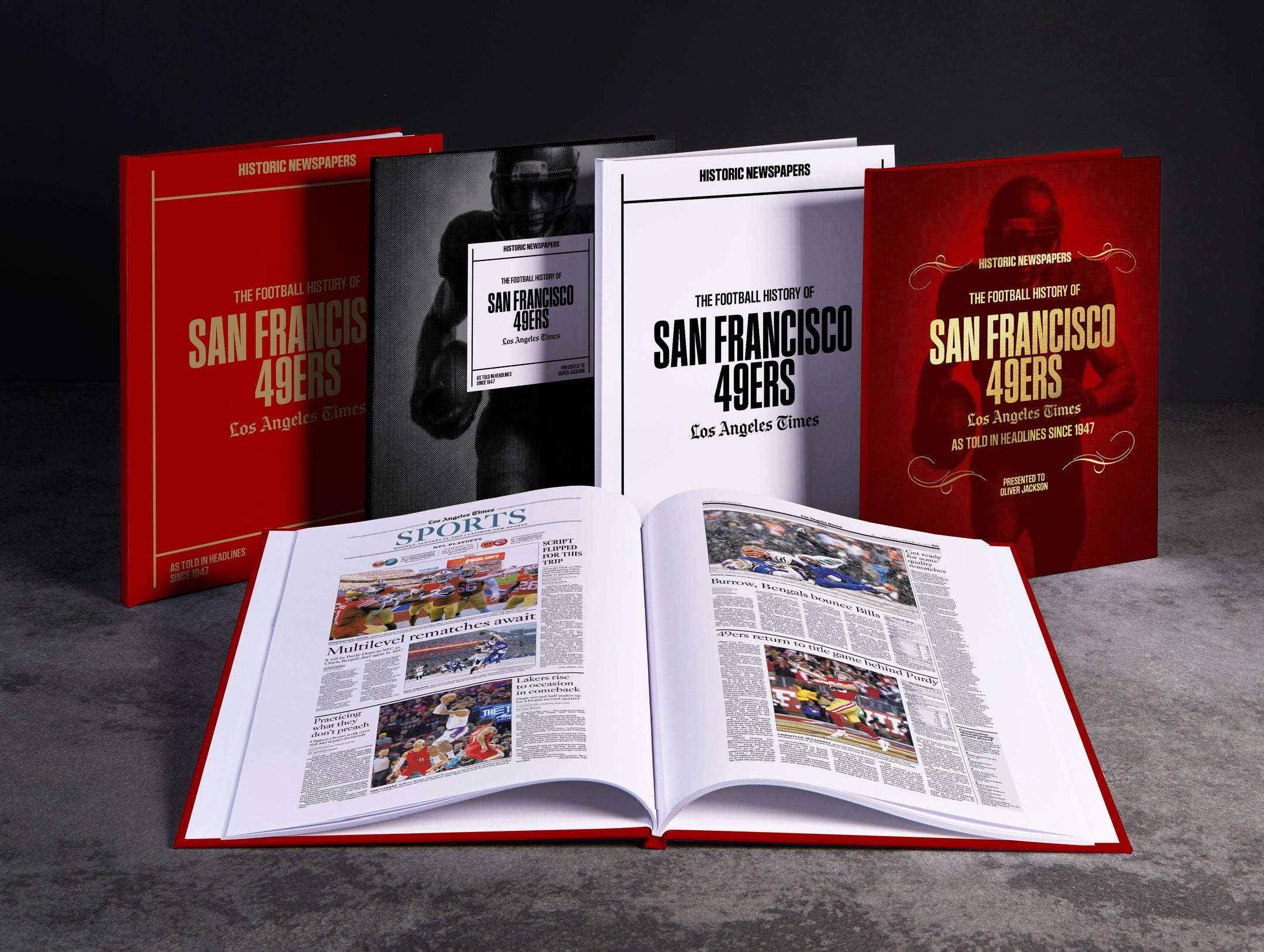 The US Football History of San Francisco 49ers Los Angeles Times Edition Book