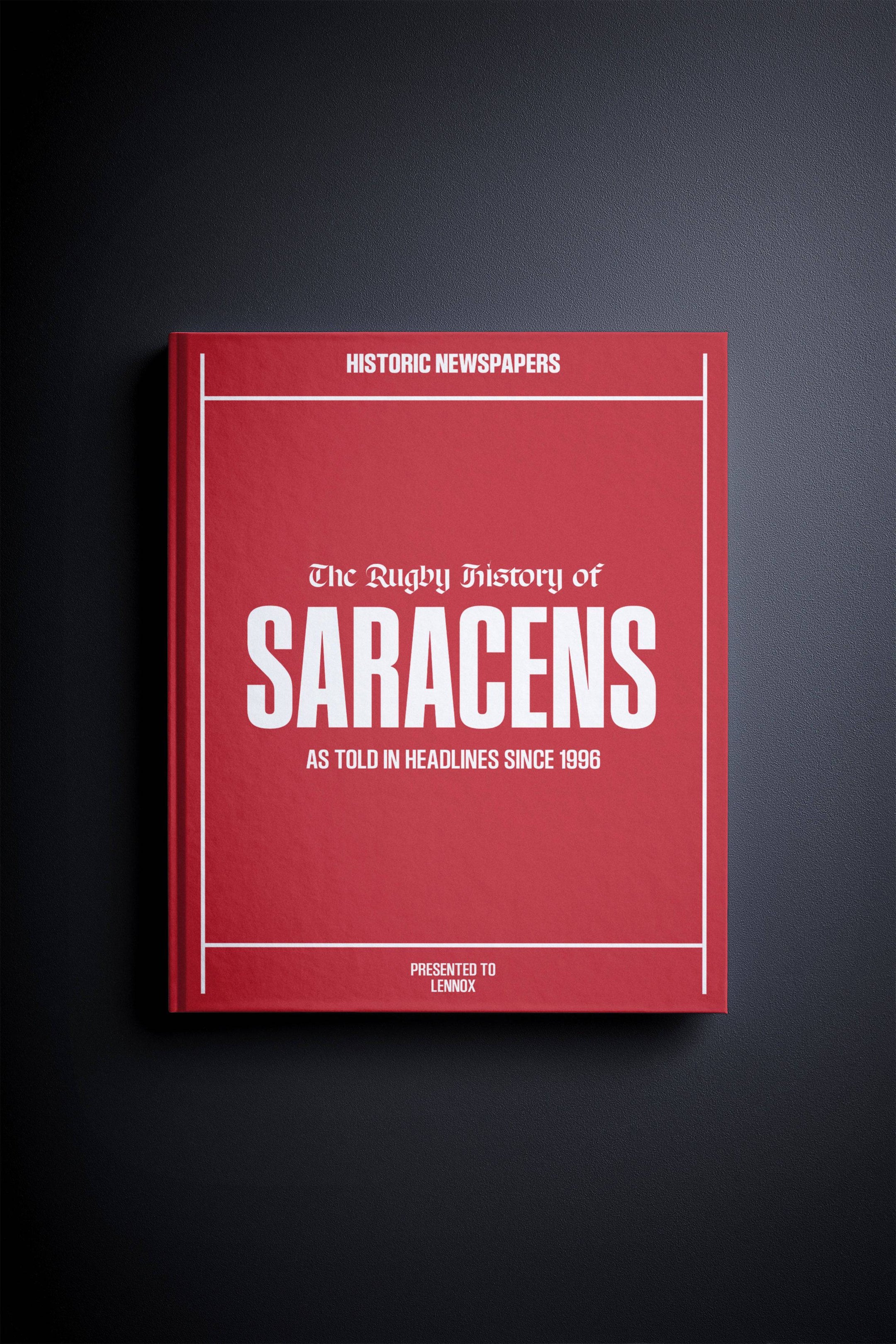 The Rugby History of Saracens Book - Historic Newspapers