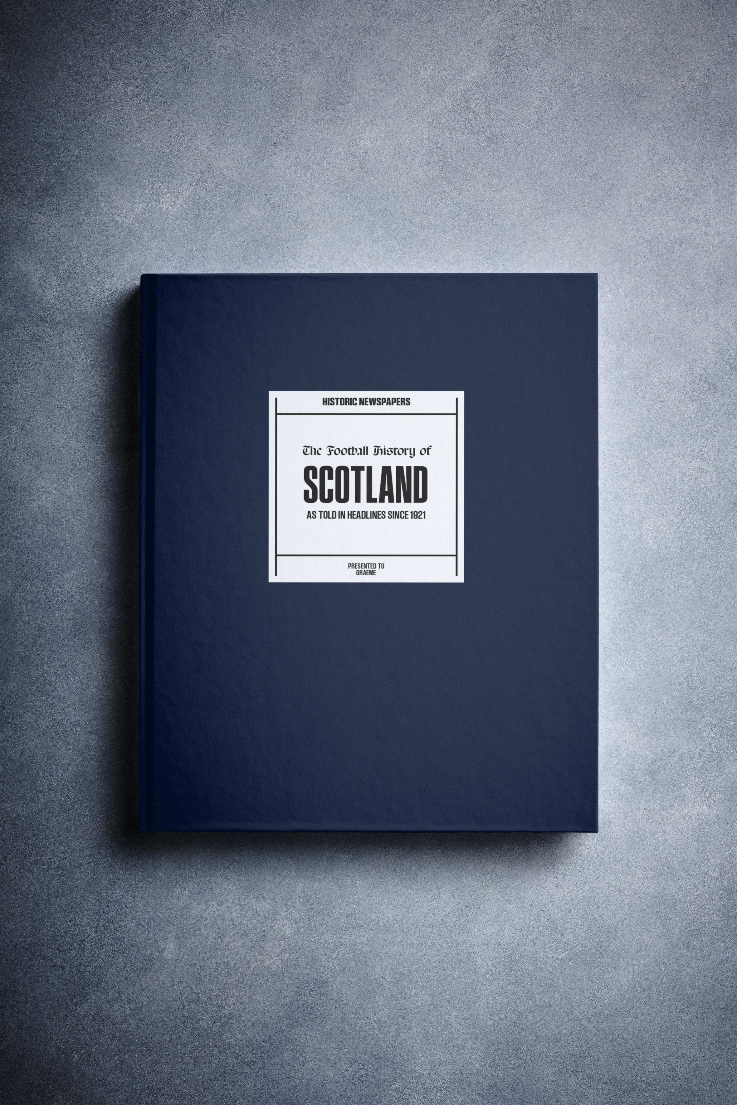 The Football History of Scotland Book | Historic Newspapers