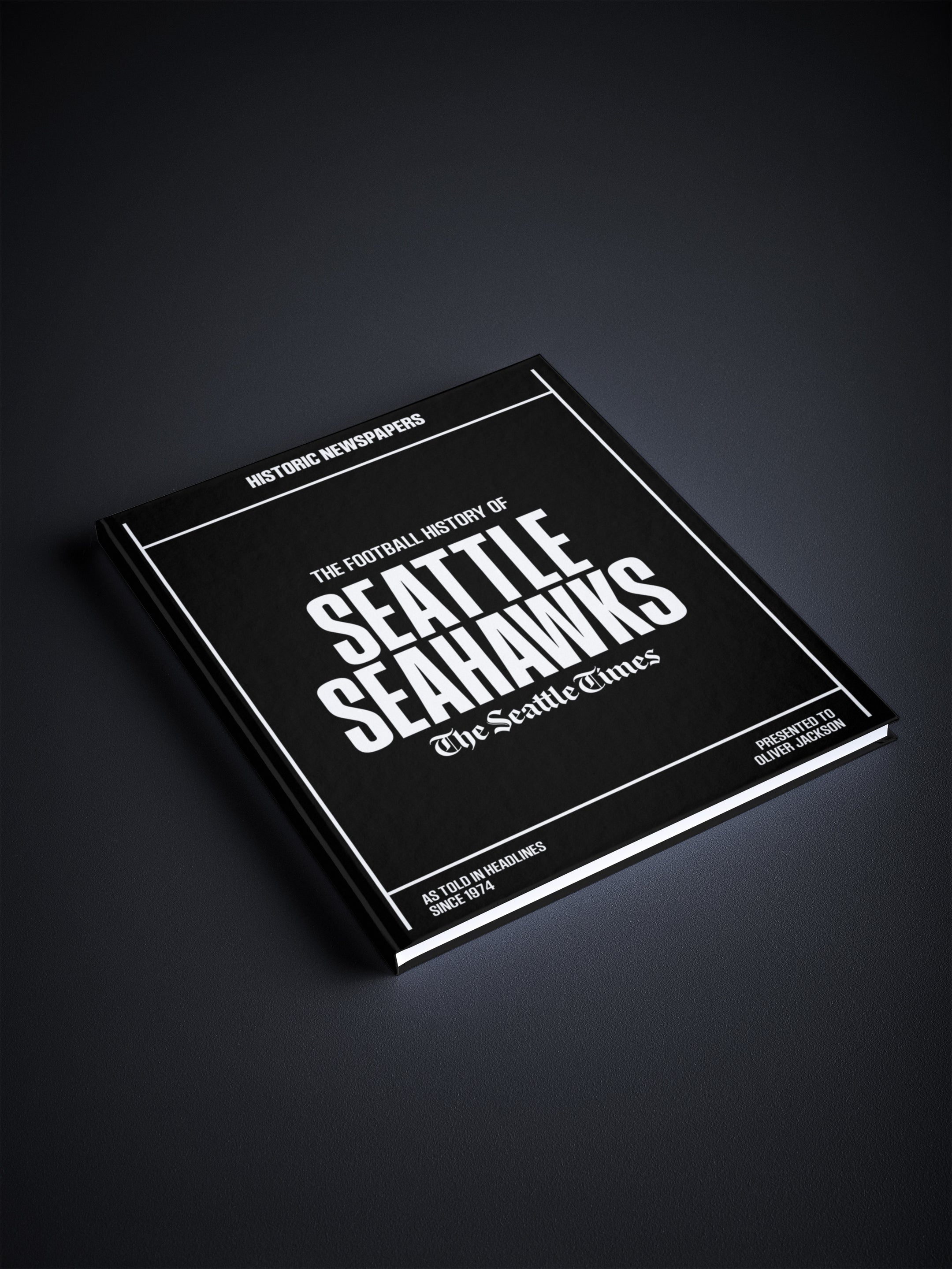 The US Football History of Seattle Seahawks Seattle Times Edition Book - Historic Newspapers