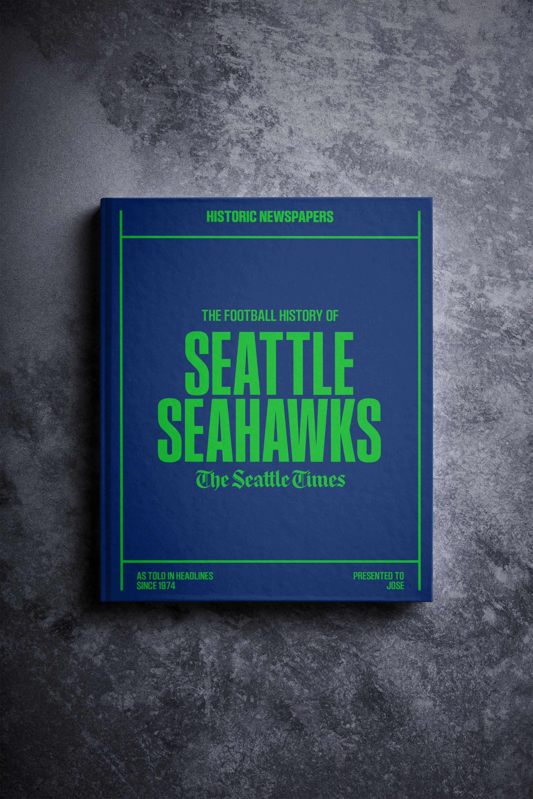 The US Football History of Seattle Seahawks Seattle Times Edition Book