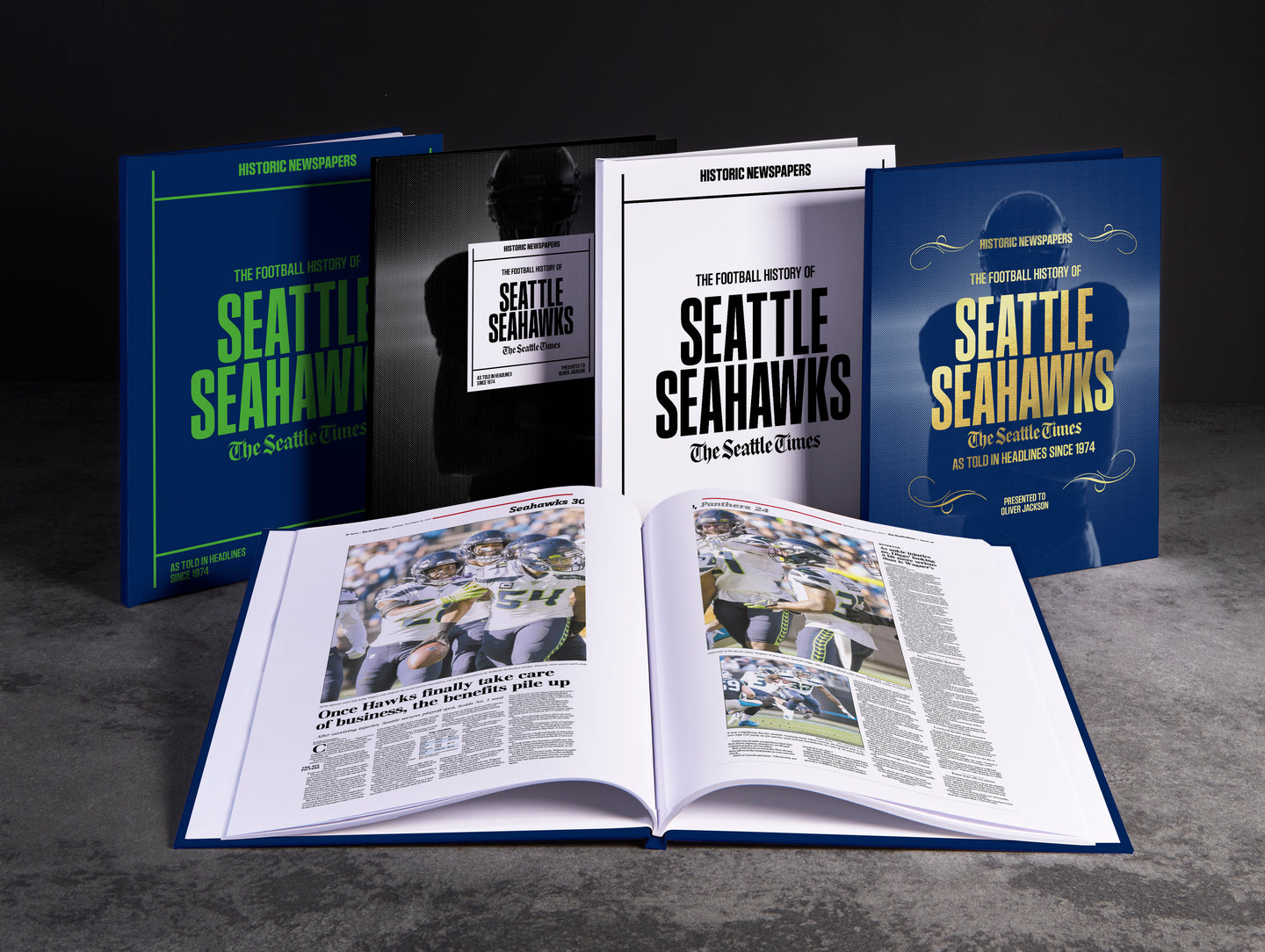 The Football History of Seattle Seahawks Seattle Times Edition Book
