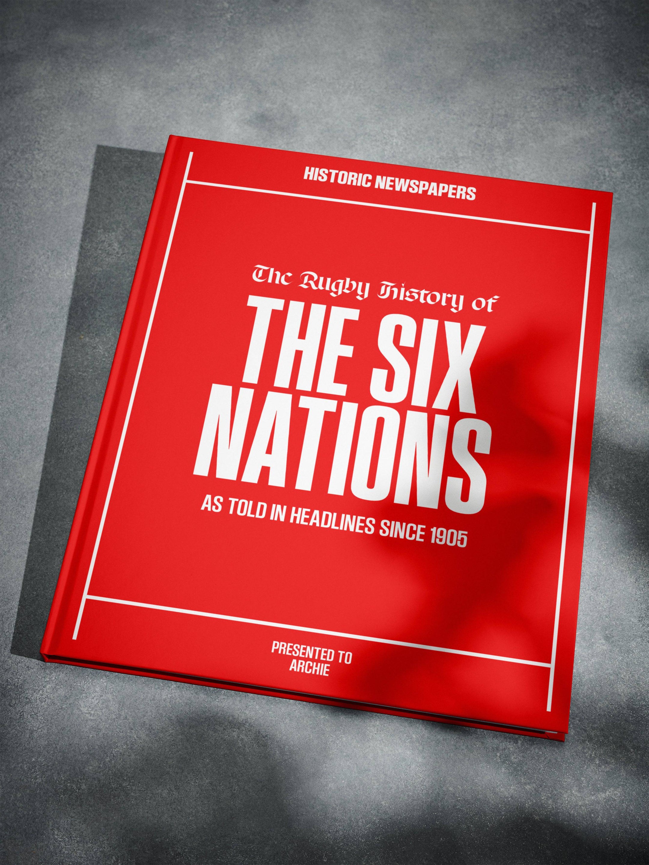The Rugby History of Six Nations Book - Historic Newspapers