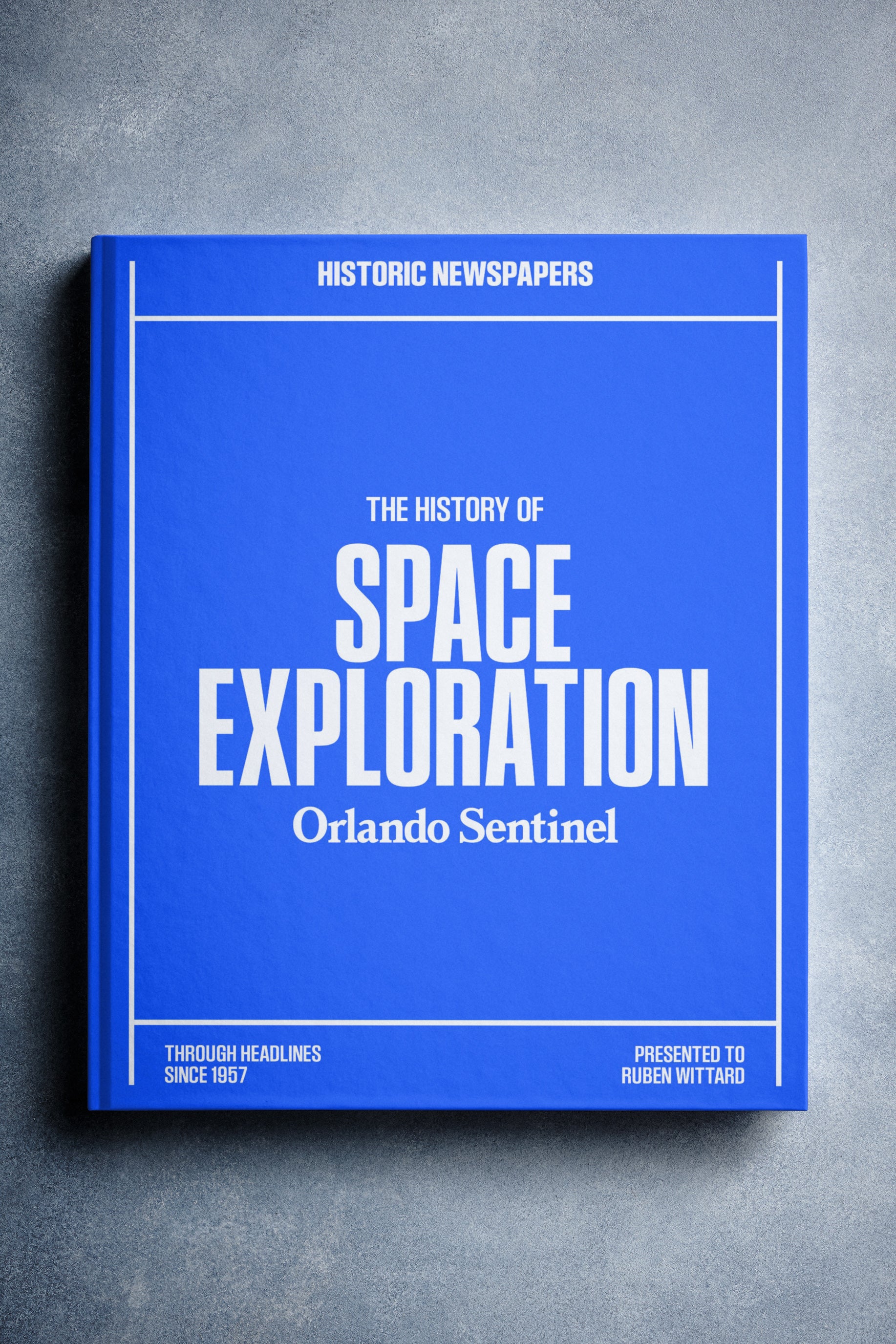 Space Exploration Newspaper Book | Historic Newspapers