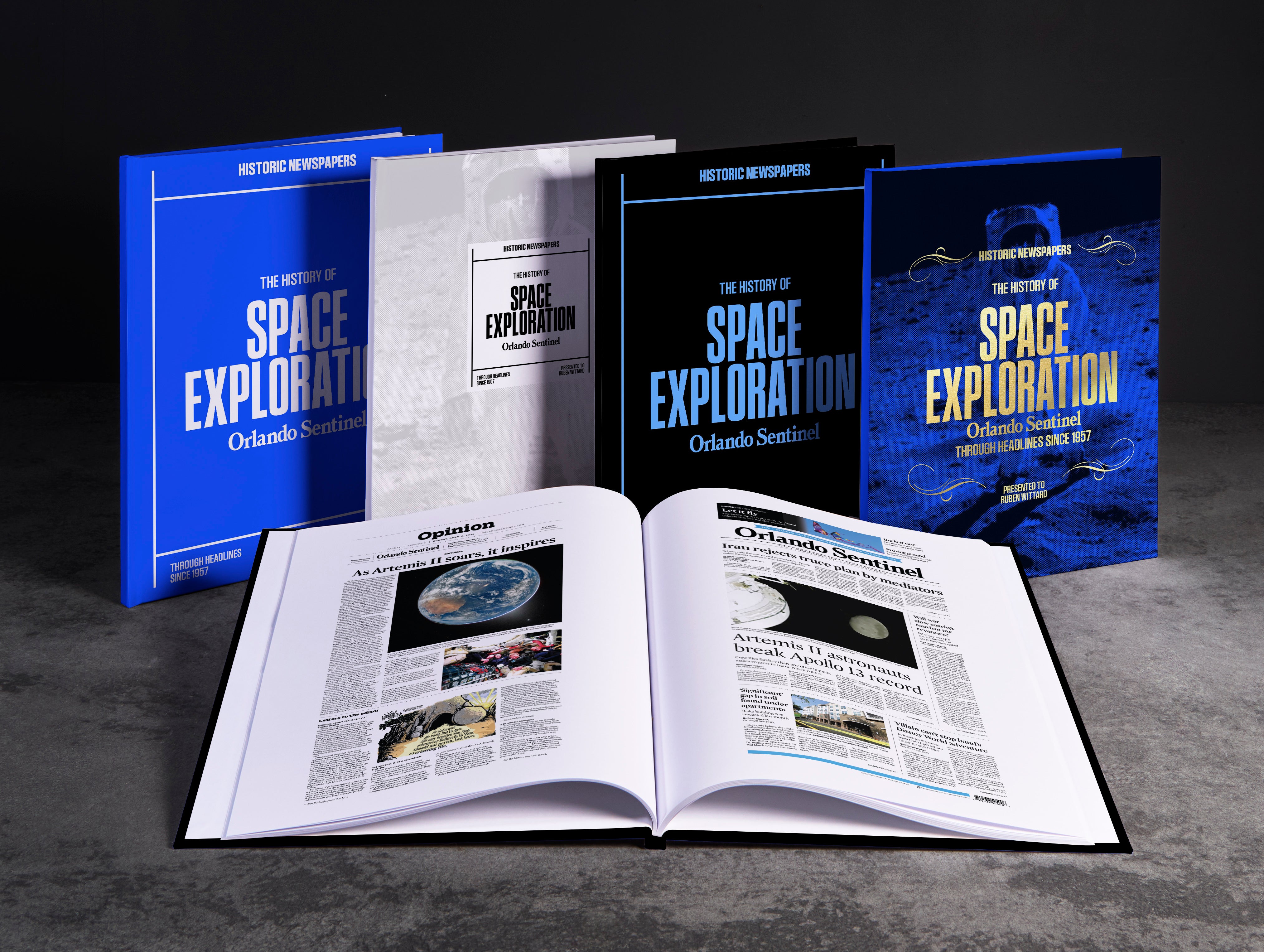Space Exploration Newspaper Book | Historic Newspapers