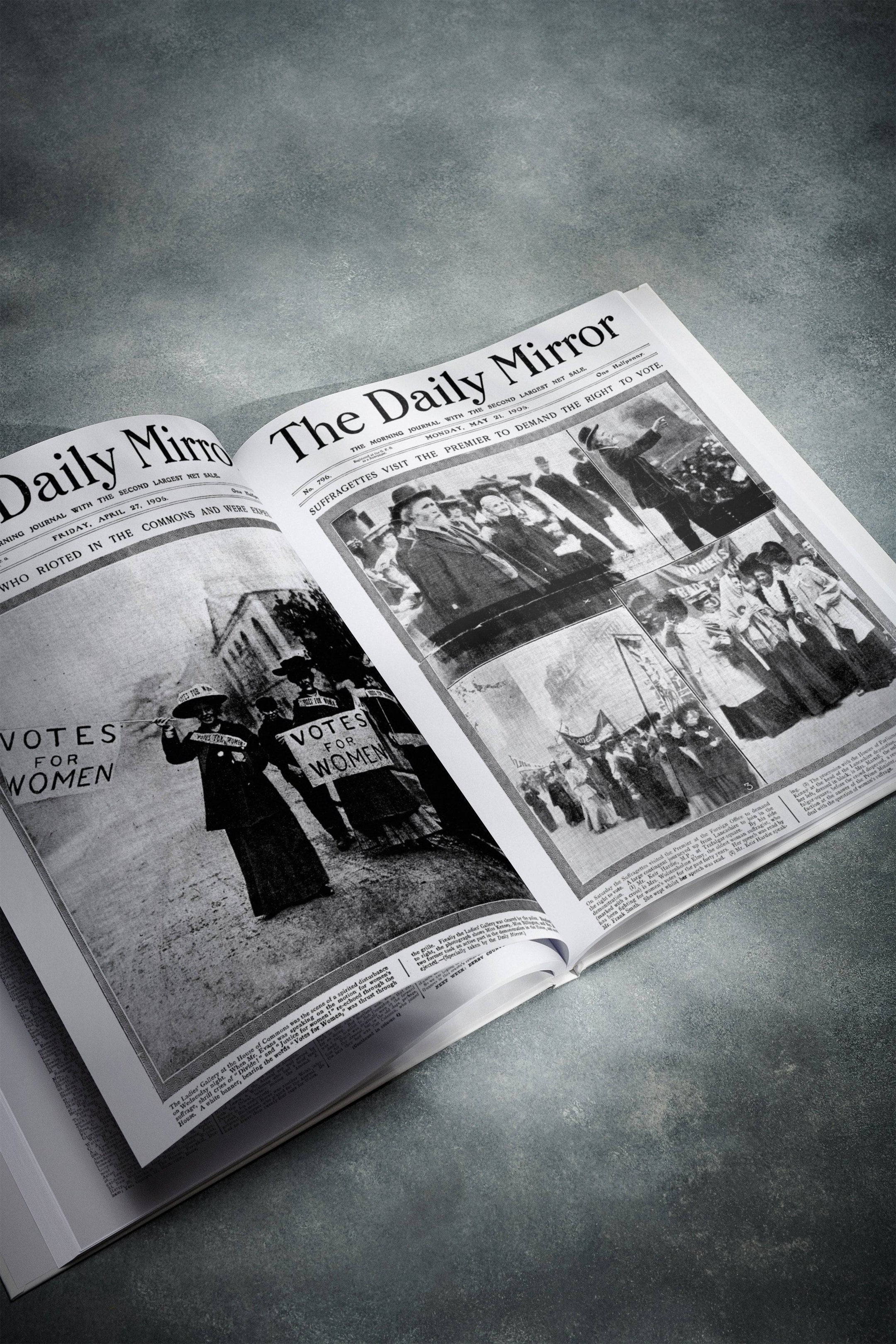 The Story of the Suffragettes Book - Historic Newspapers