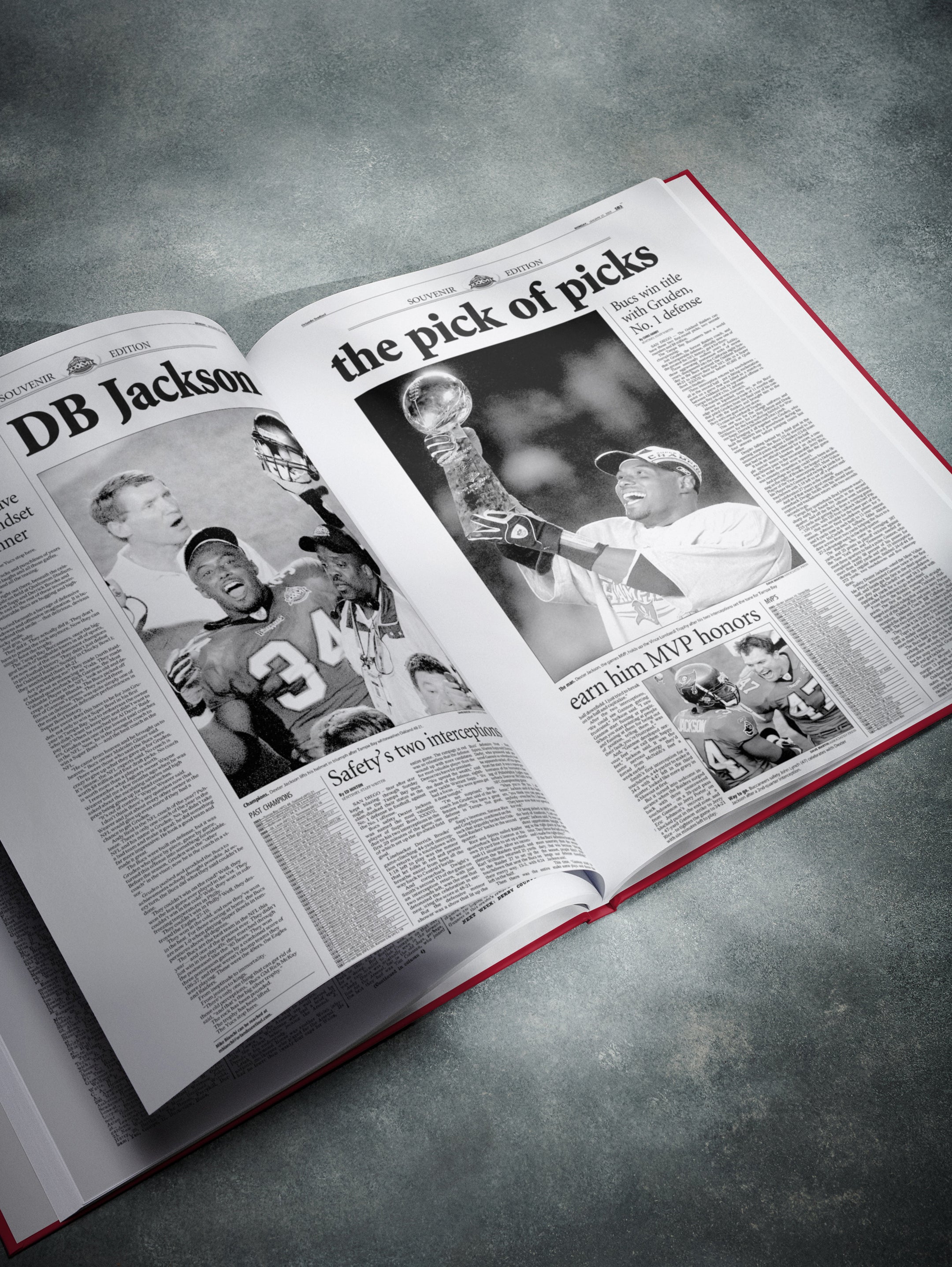 The US Football History of Tampa Bay Buccaneers Orlando Sentinel Edition Book - Historic Newspapers