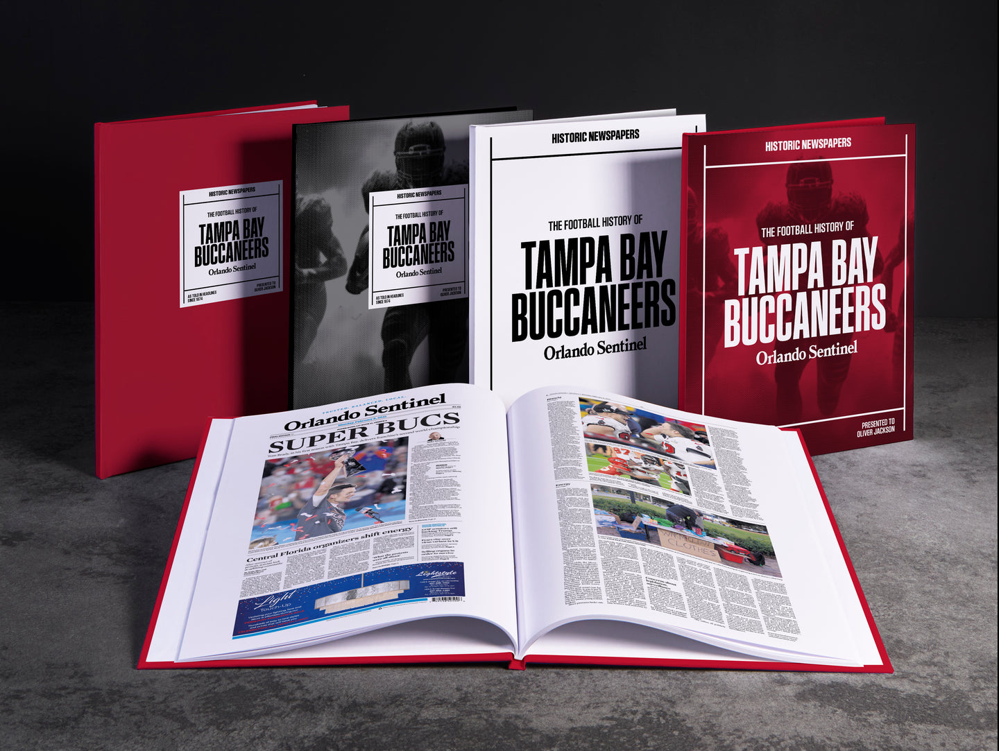 The Football History of Tampa Bay Buccaneers Orlando Sentinel Edition Book