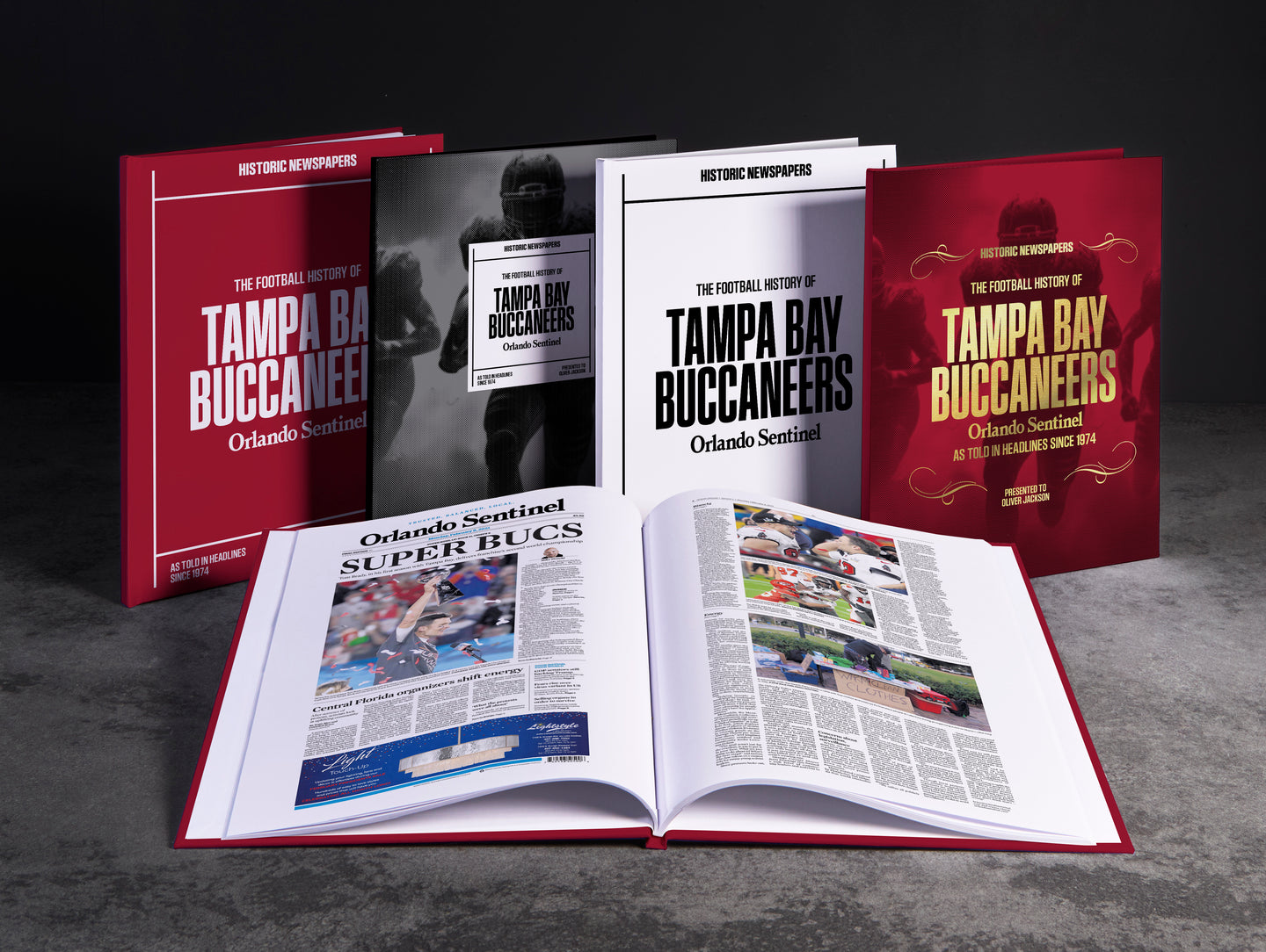 The Football History of Tampa Bay Buccaneers Orlando Sentinel Edition Book