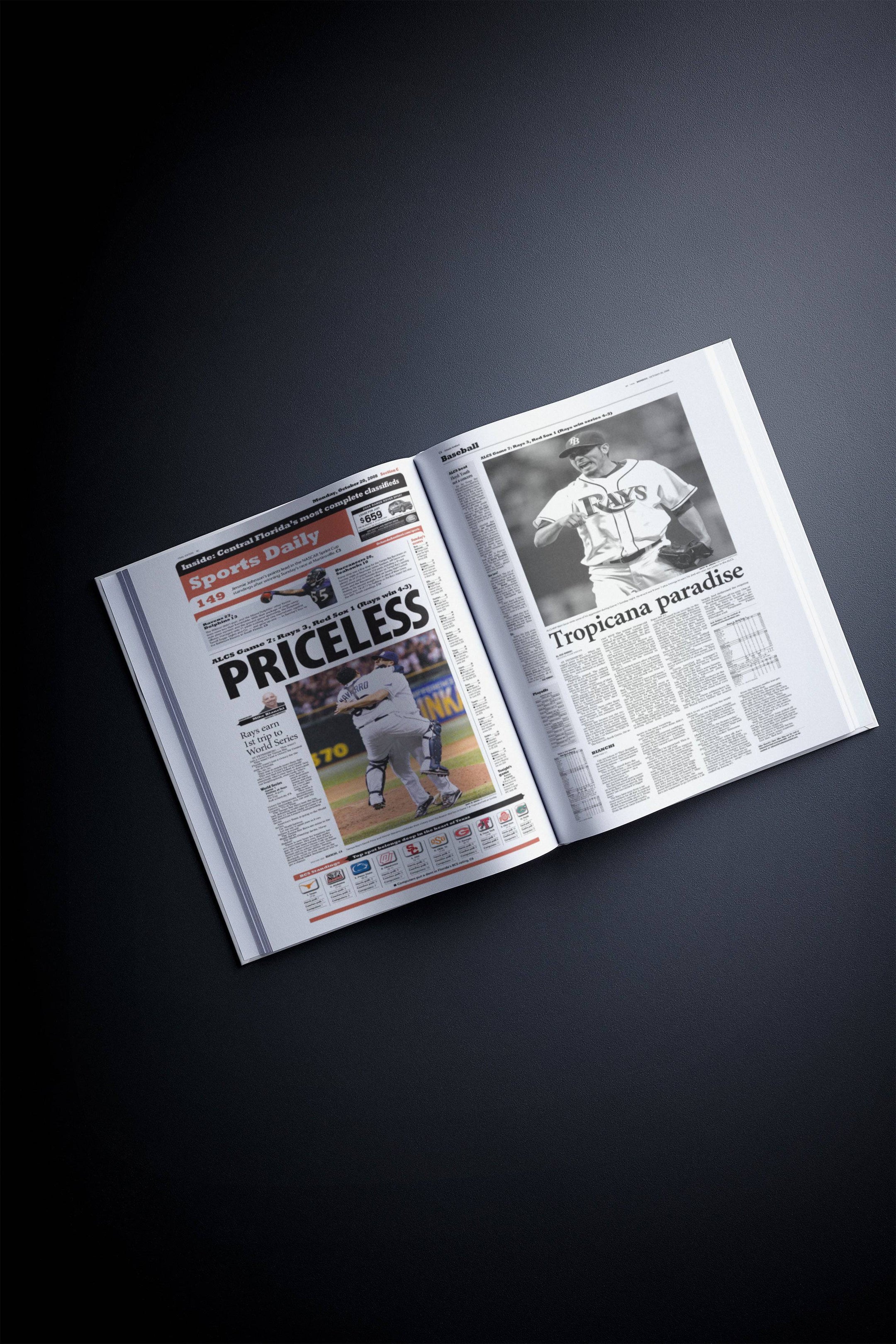 The Baseball History of Tampa Bay Rays Orlando Sentinel Edition