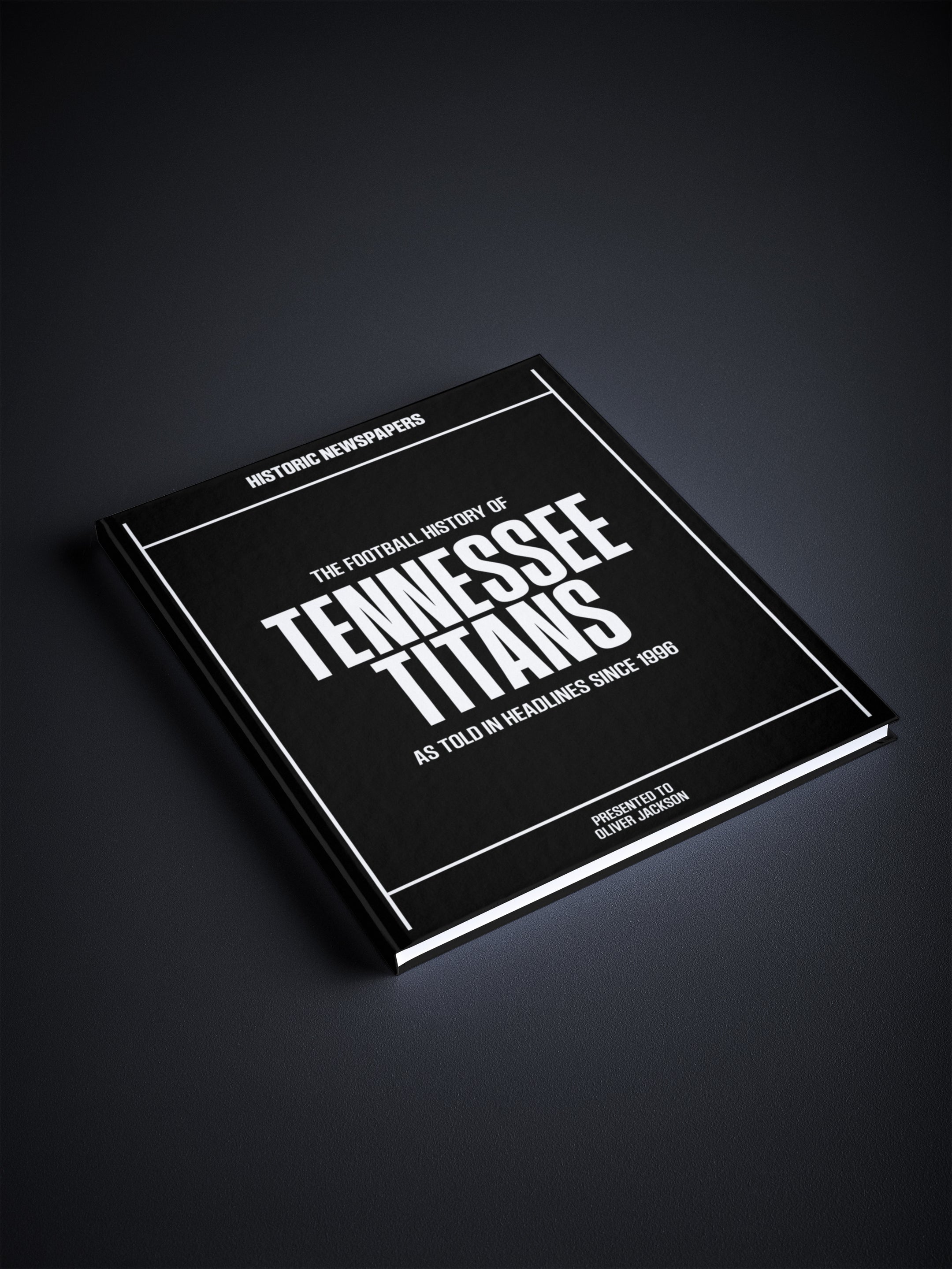 The US Football History of Tennessee Titans Book - Historic Newspapers