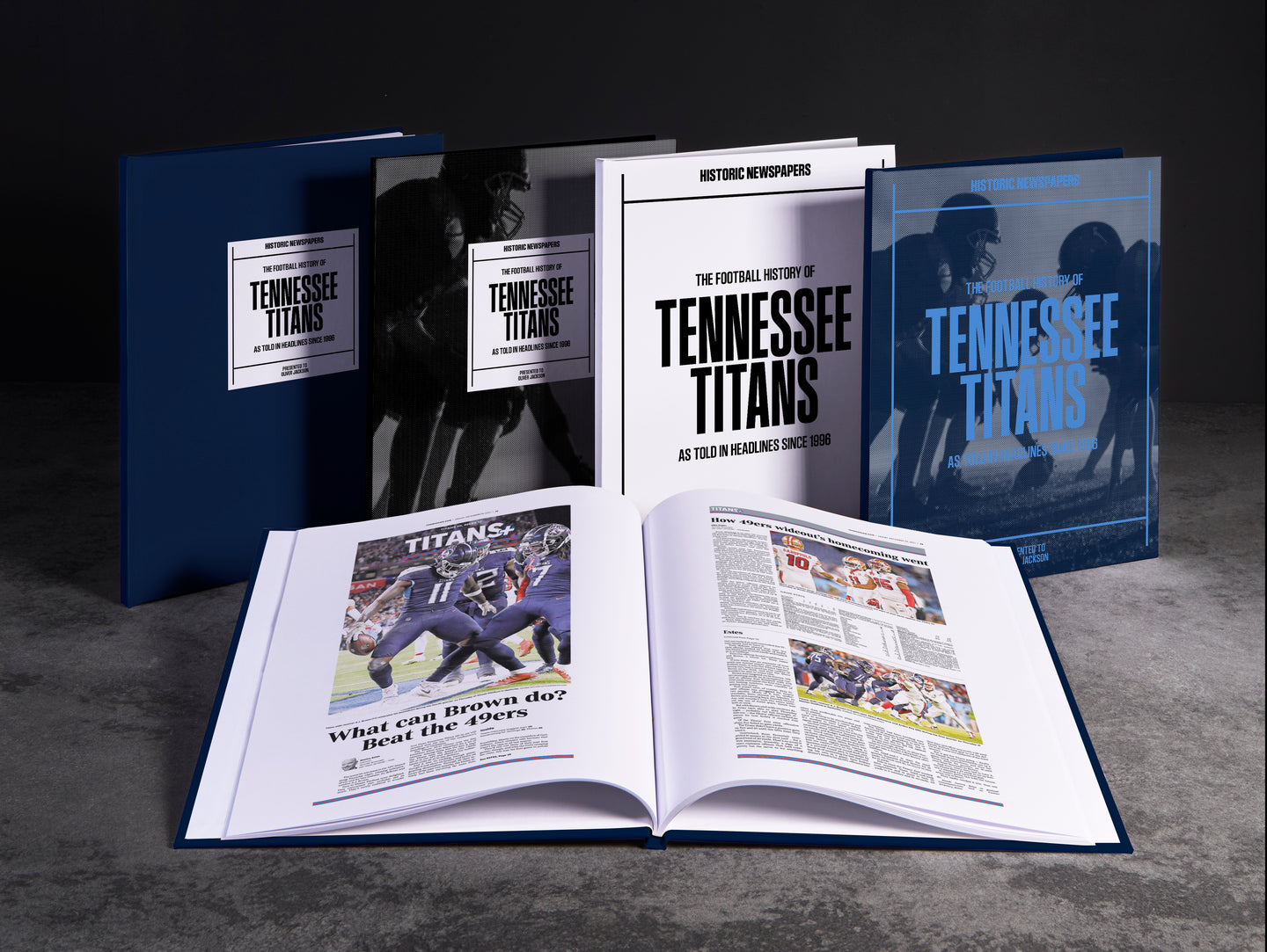 The Football History of Tennessee Titans Book