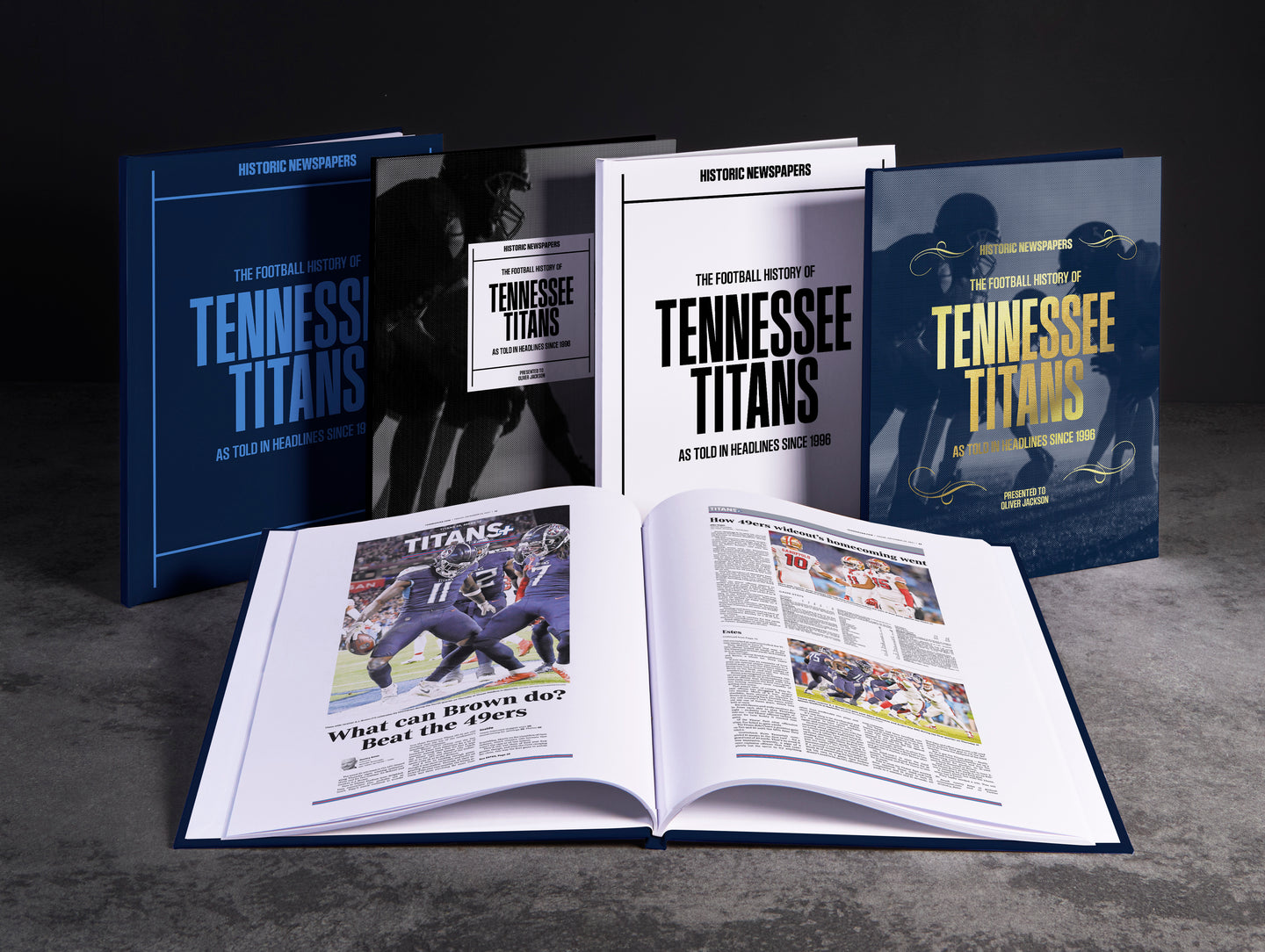The Football History of Tennessee Titans Book