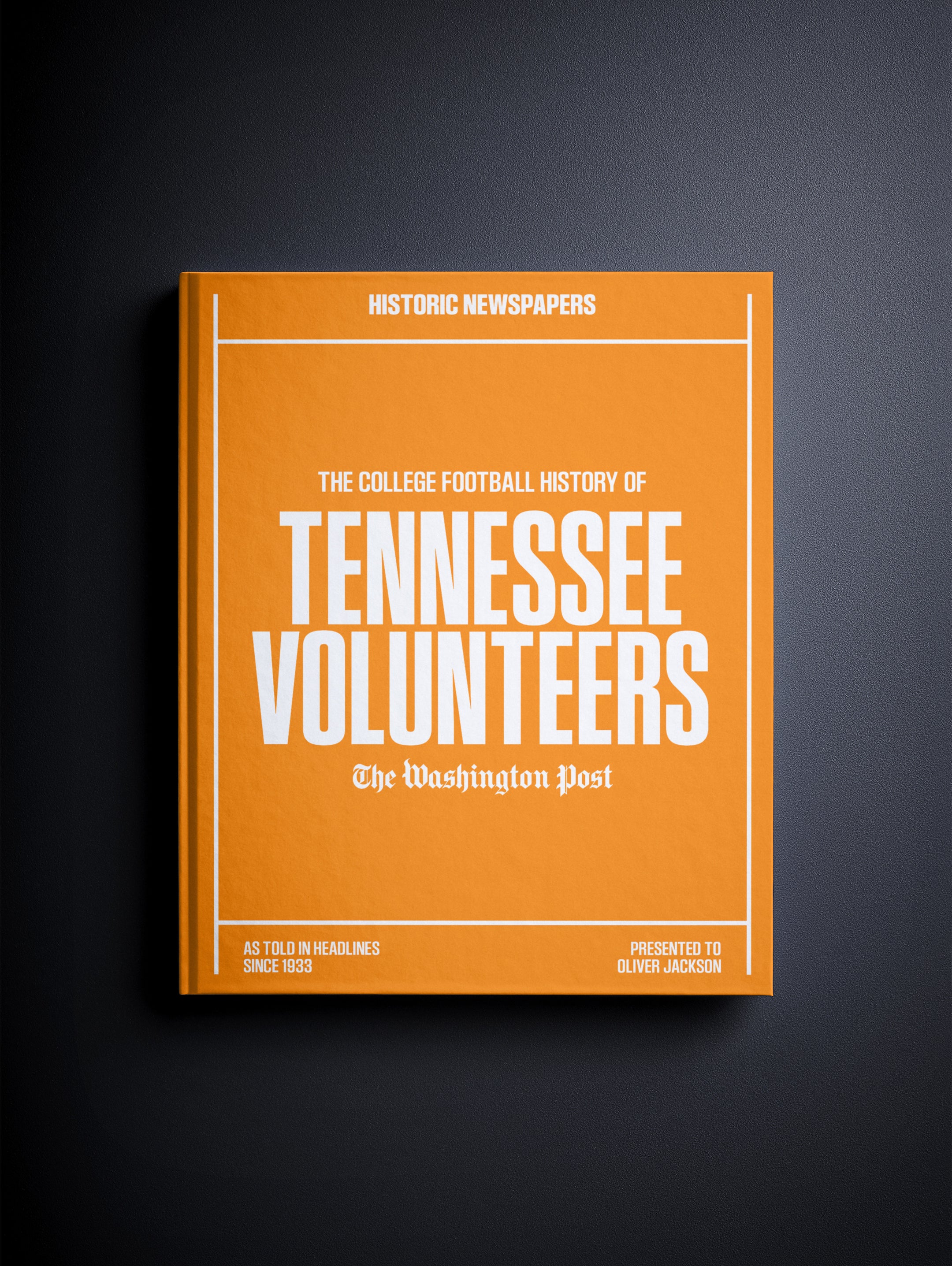 The College Football History of Tennessee Volunteers Washington Post Edition