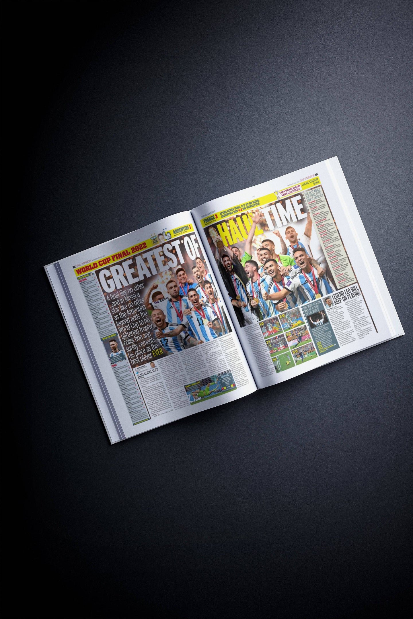 The Football History of The World Cup Book - Historic Newspapers