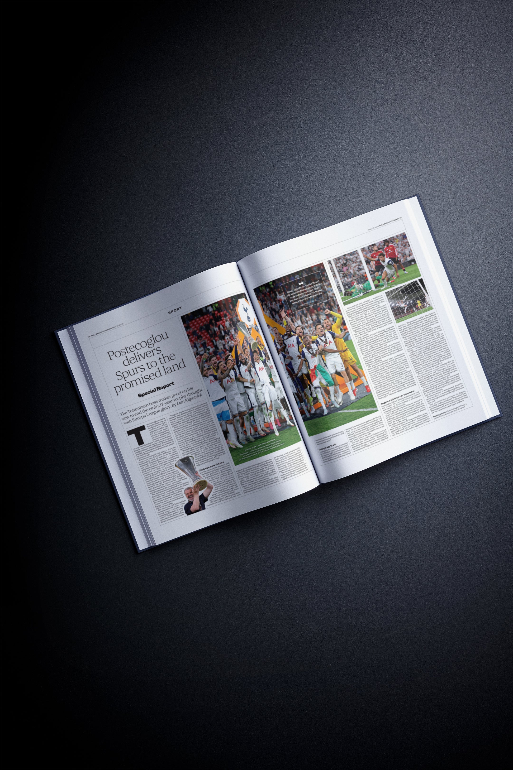 The Football History of Tottenham Hotspur Evening Standard Edition - Historic Newspapers