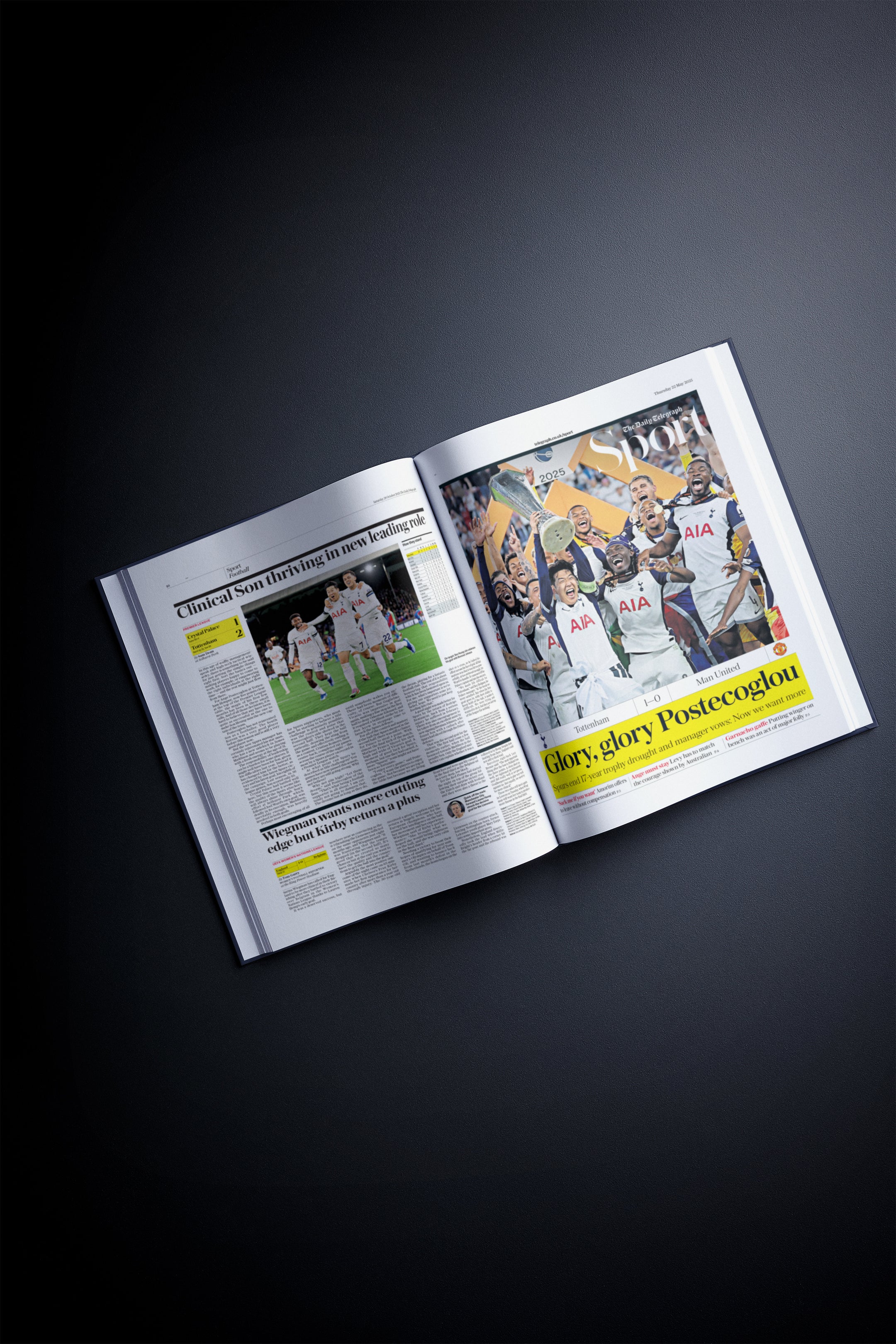 The Football History of Tottenham Hotspur Telegraph Edition Book