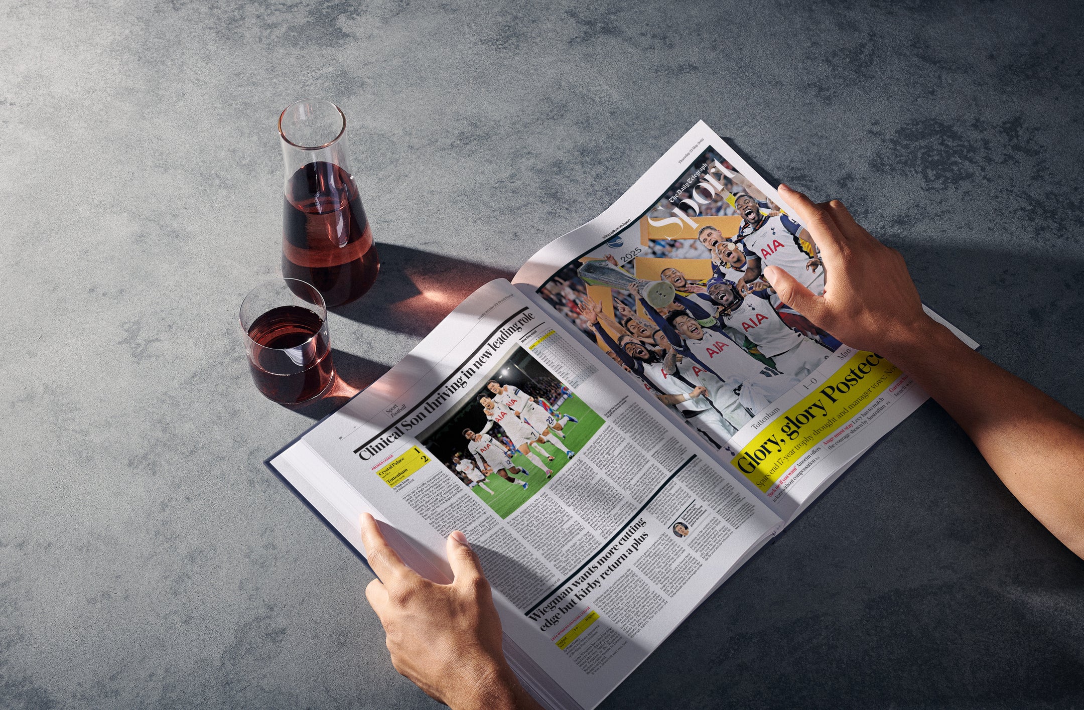 The Football History of Tottenham Hotspur Telegraph Edition Book - Historic Newspapers