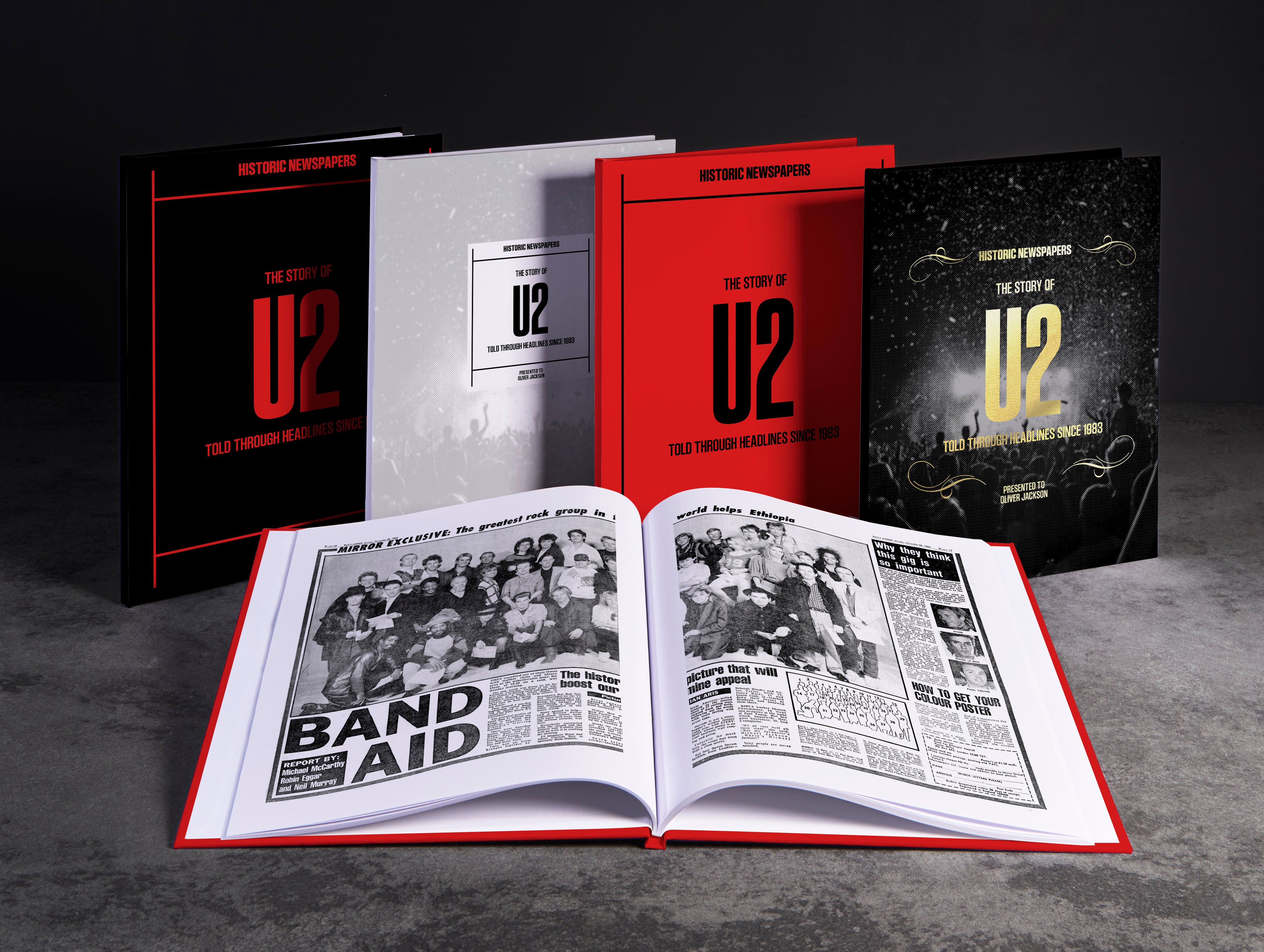 The  Book Of Posters ボブマーリー　U2 The Story of U2 | Historic Newspapers