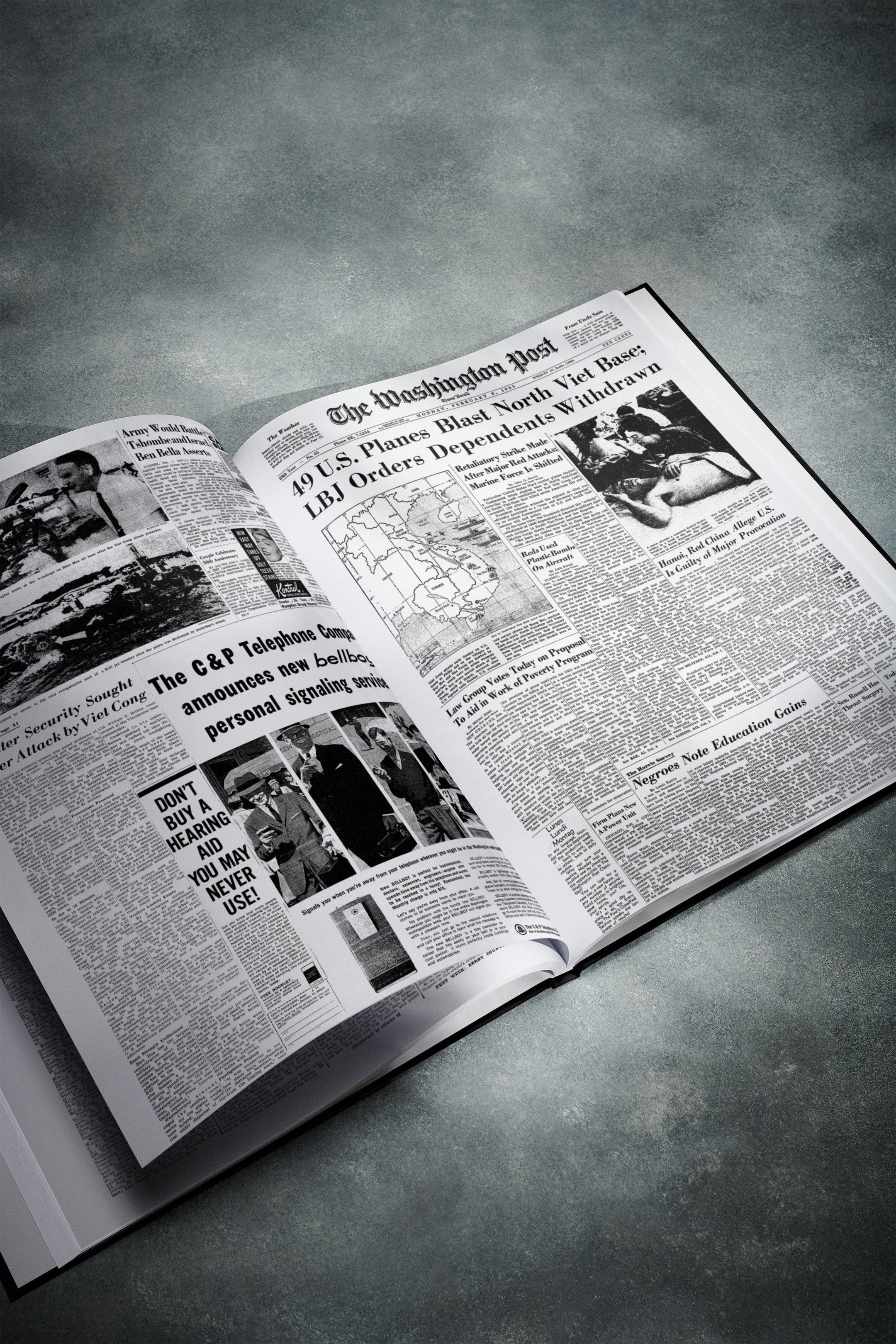 The Story of the Vietnam War Washington Post Edition Book - Historic Newspapers