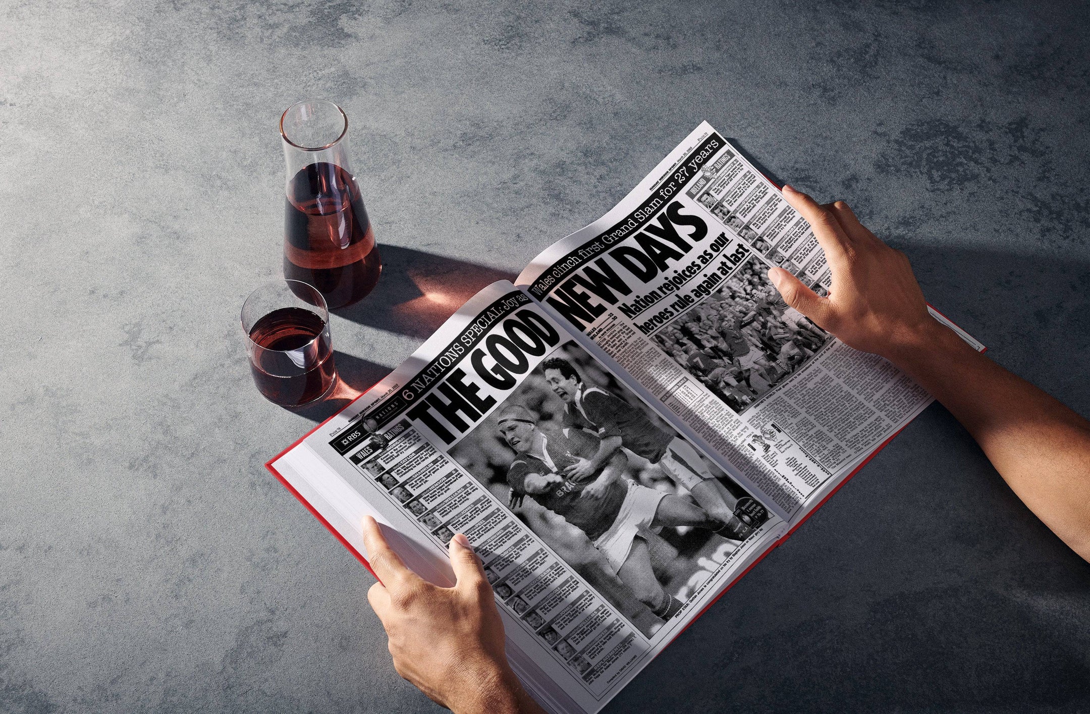 The Rugby History of Wales Book - Historic Newspapers