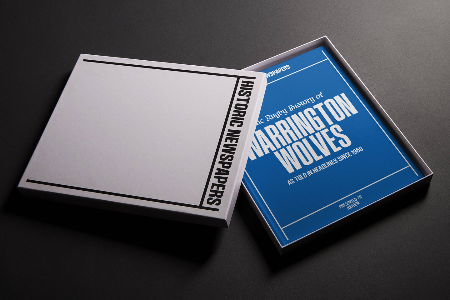The Rugby History of Warrington Wolves Book - Historic Newspapers