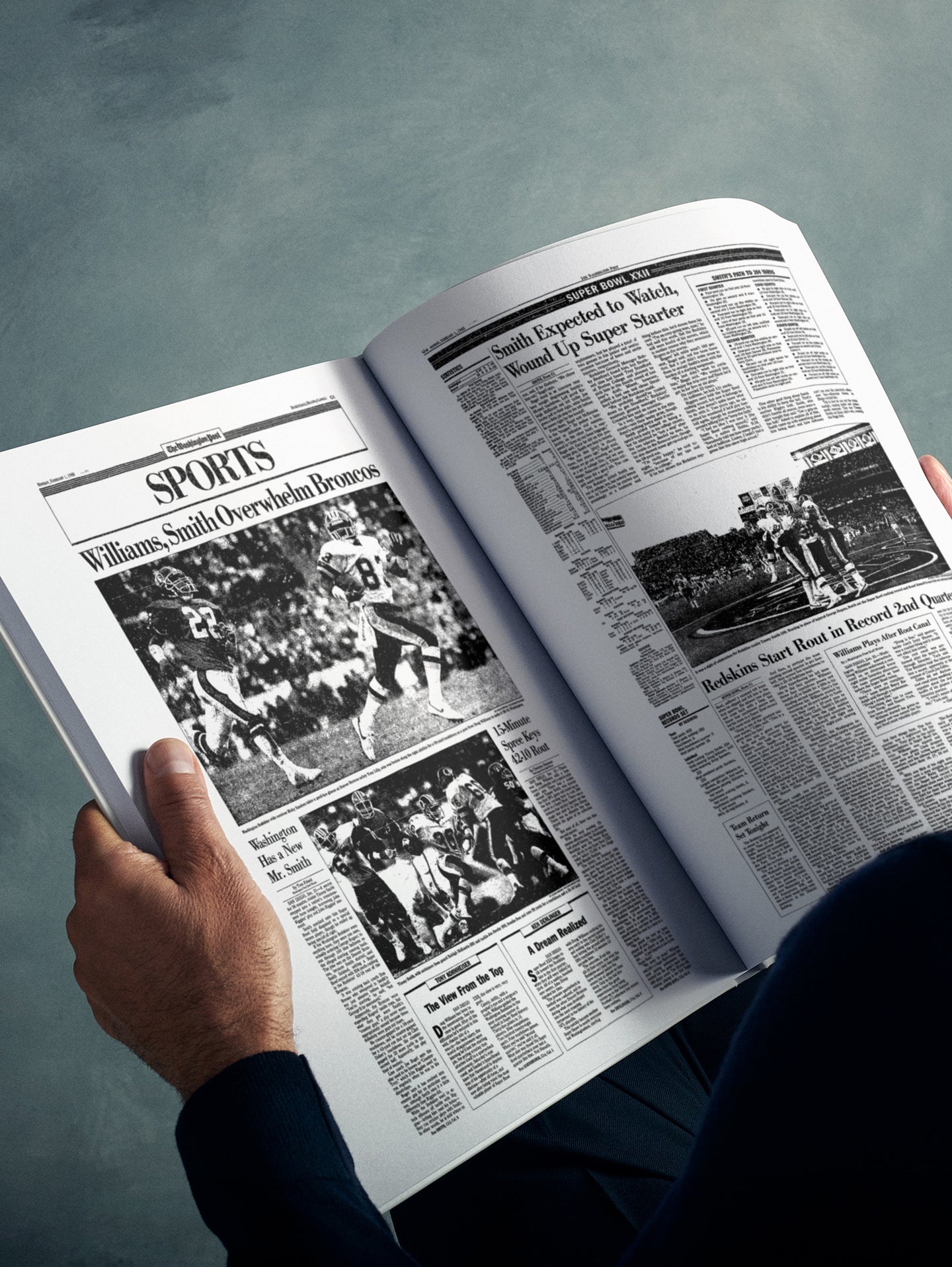 The US Football History of Washington Commanders Washington Post Edition Book - Historic Newspapers