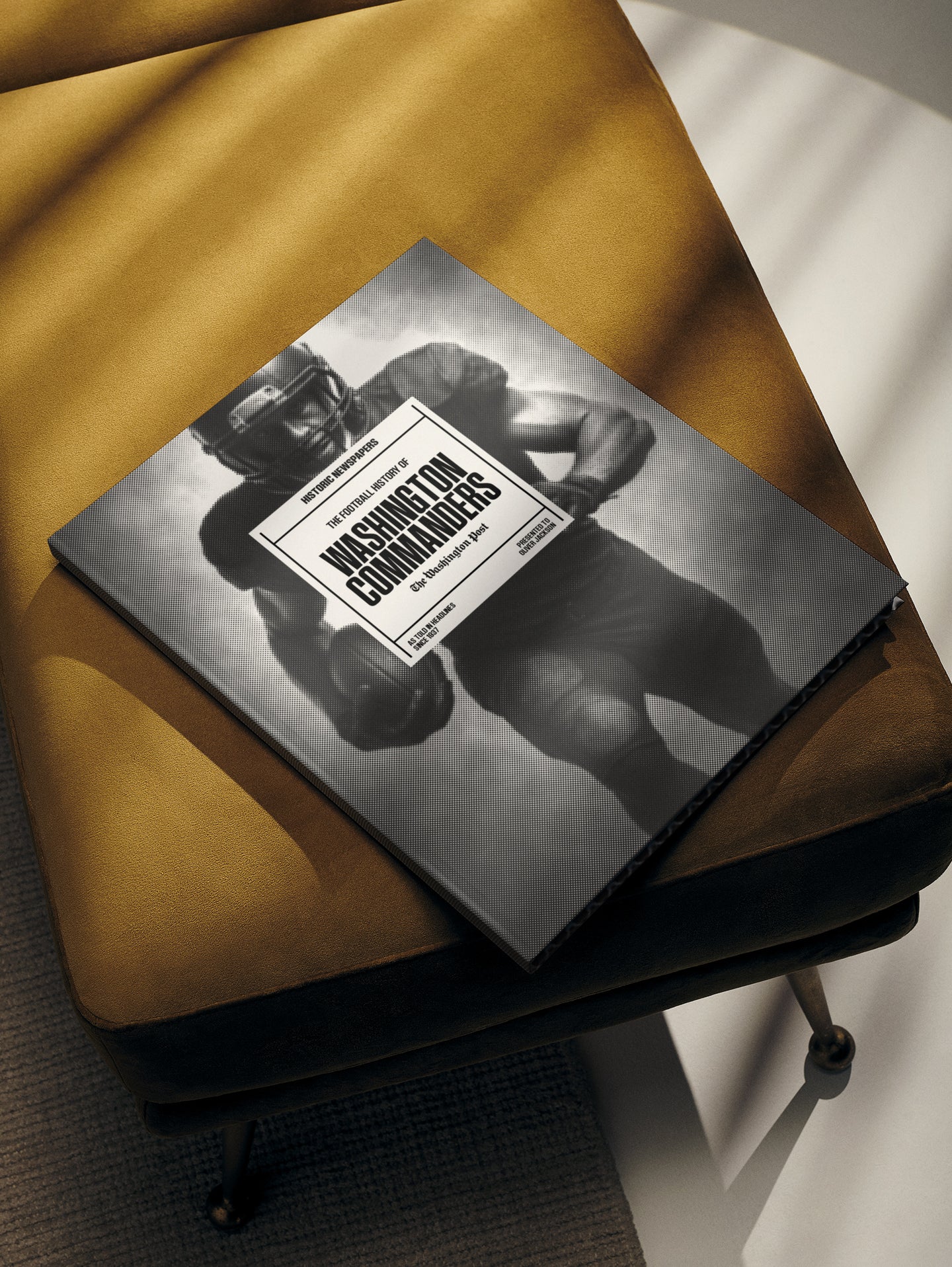 The US Football History of Washington Commanders Washington Post Edition Book - Historic Newspapers