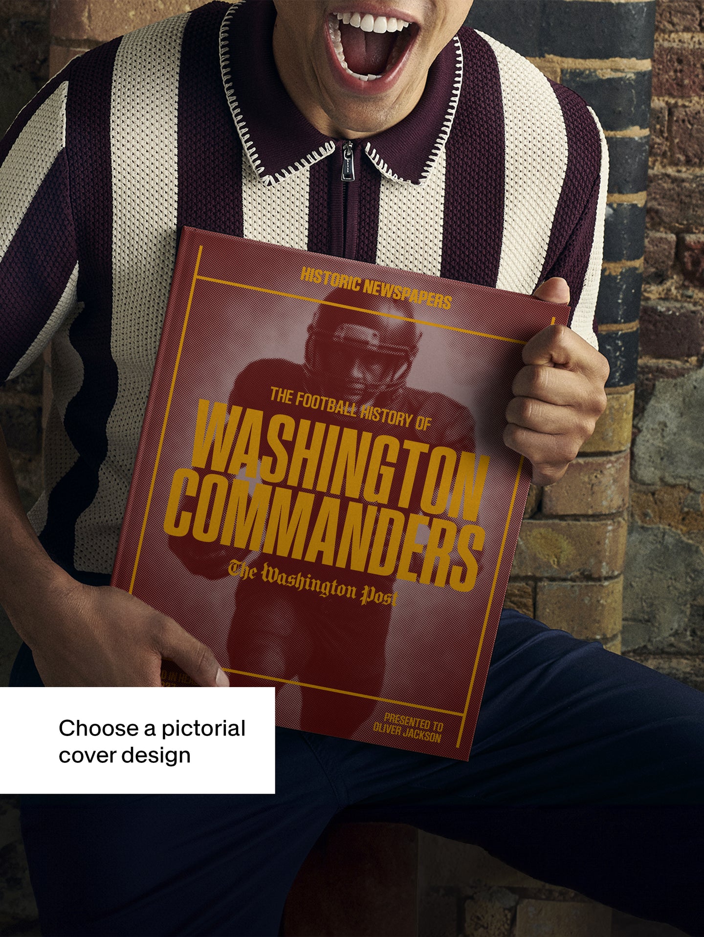 The US Football History of Washington Commanders Washington Post Edition Book - Historic Newspapers