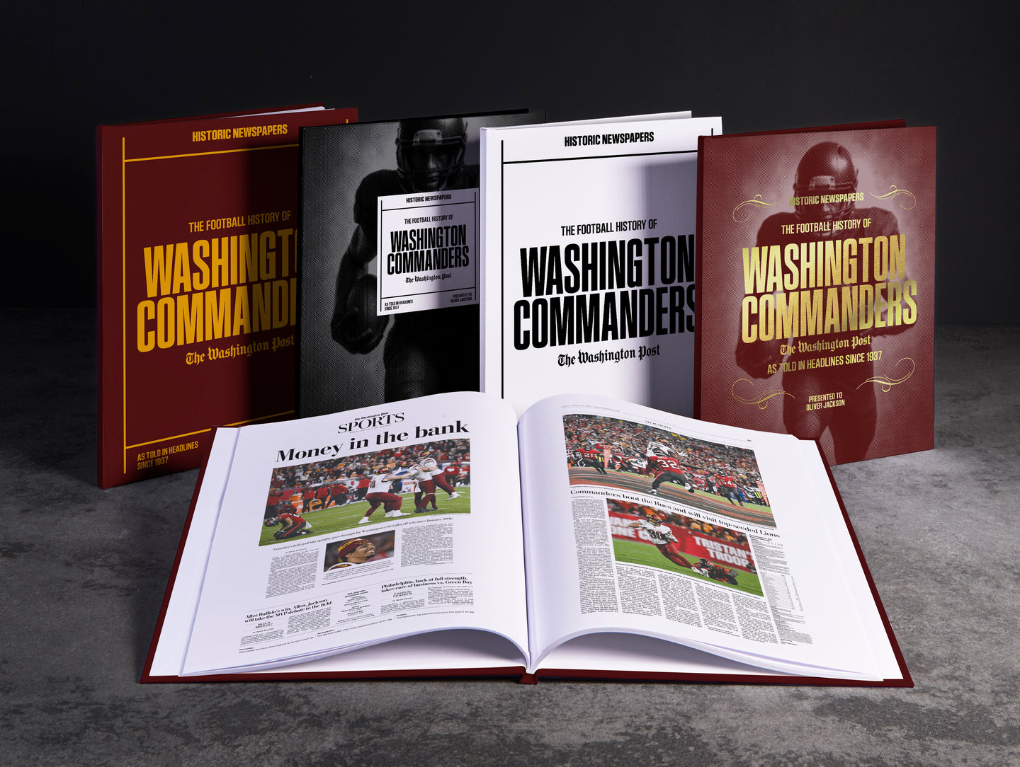 The Football History of Washington Commanders Washington Post Edition Book