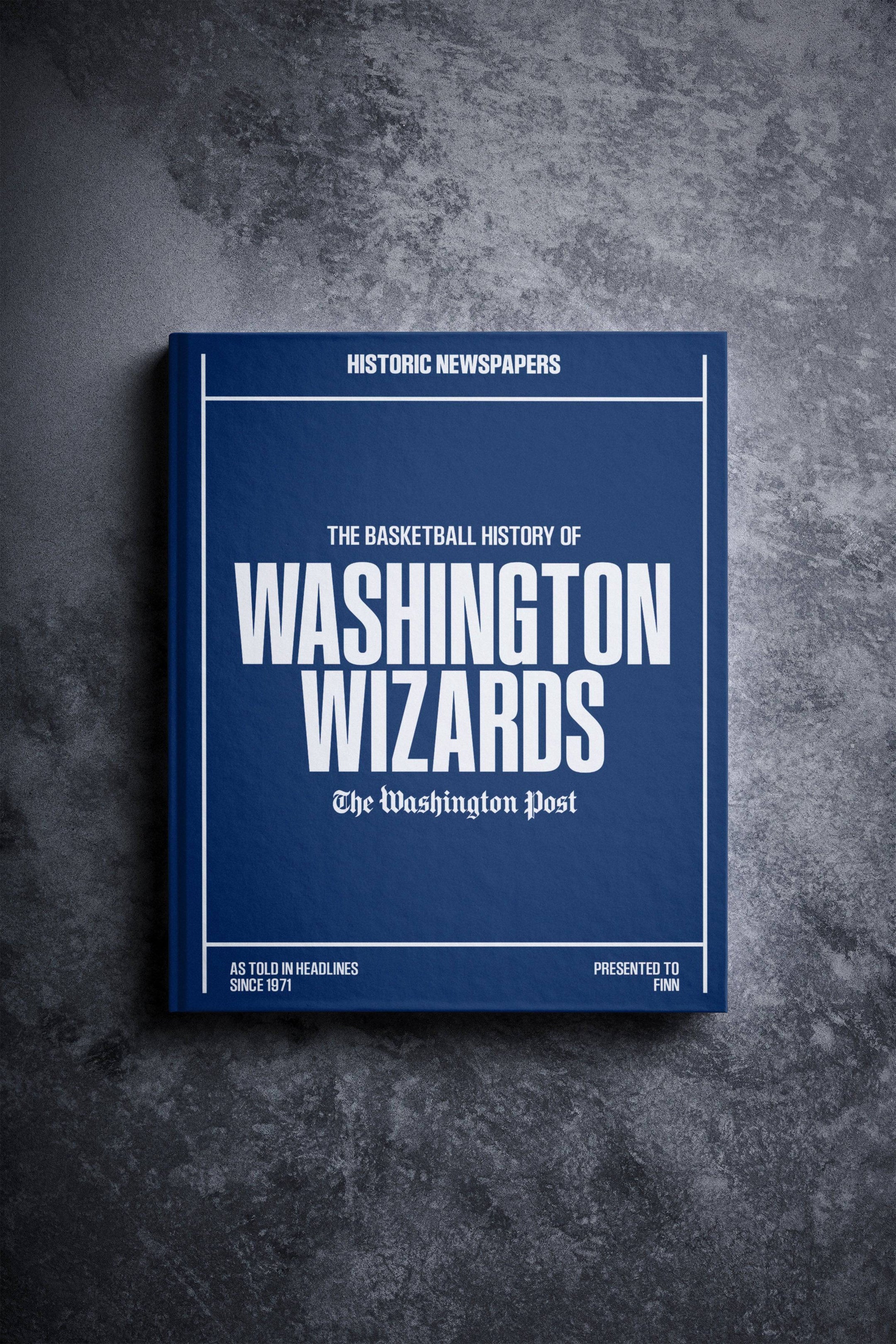 Personalized Washington Wizards History Book 