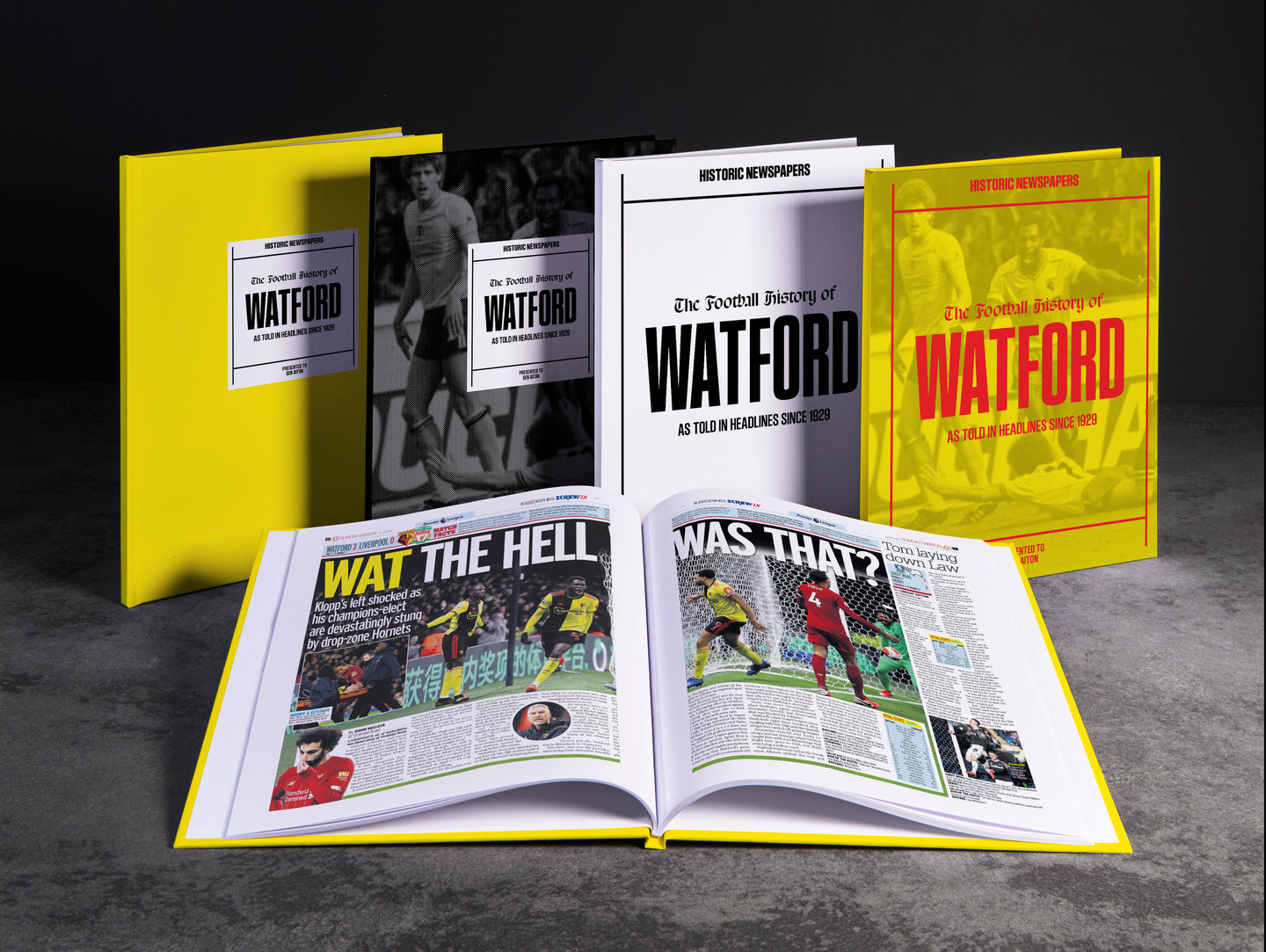 The Football History of Watford Book - Historic Newspapers