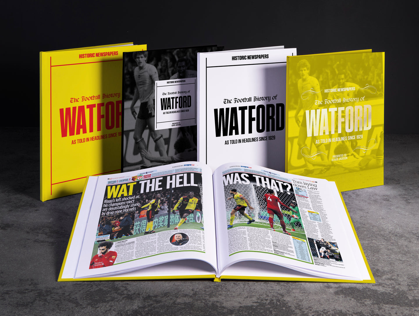 The Football History of Watford Book - Historic Newspapers