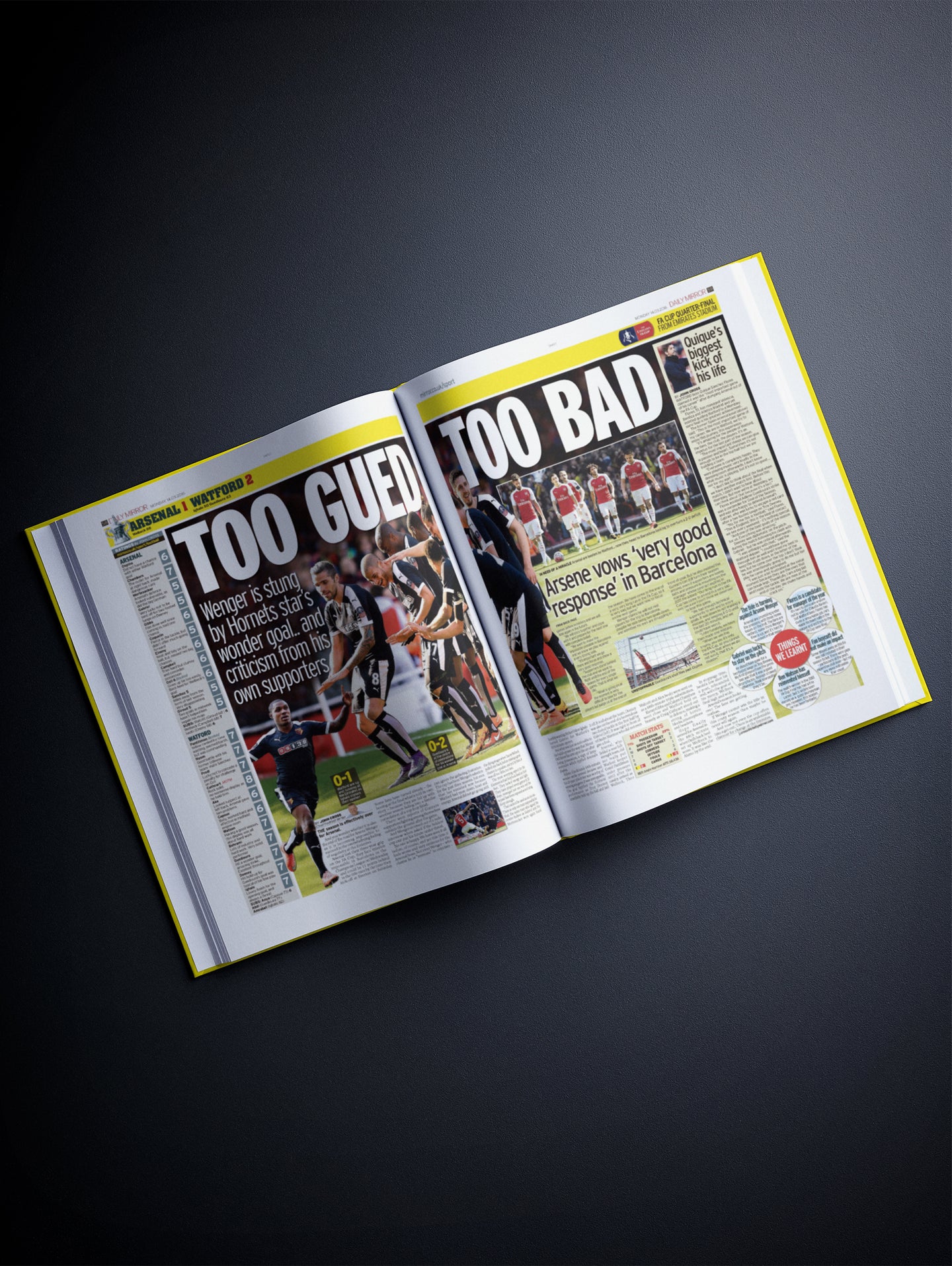 The Football History of Watford Book - Historic Newspapers