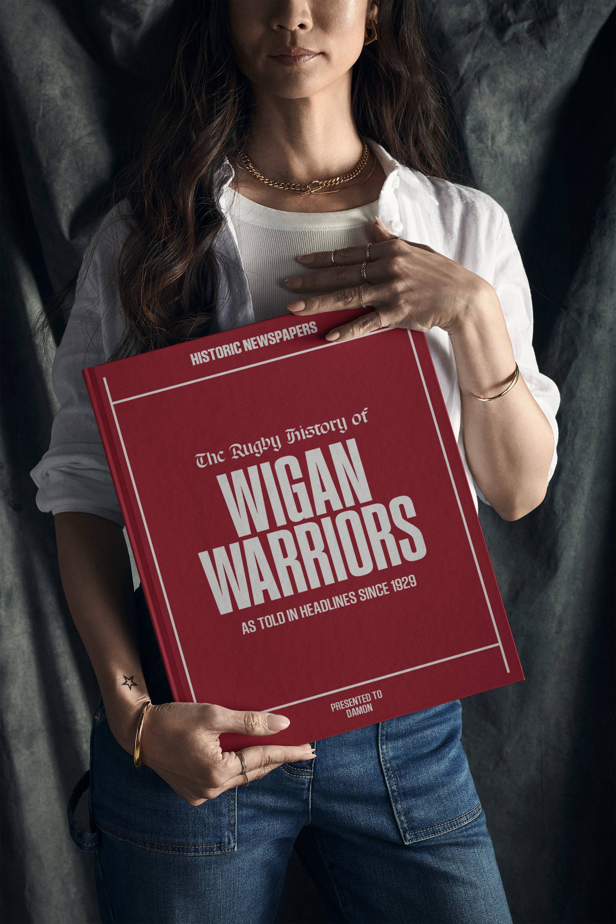 The Rugby History of Wigan Warriors Book - Historic Newspapers