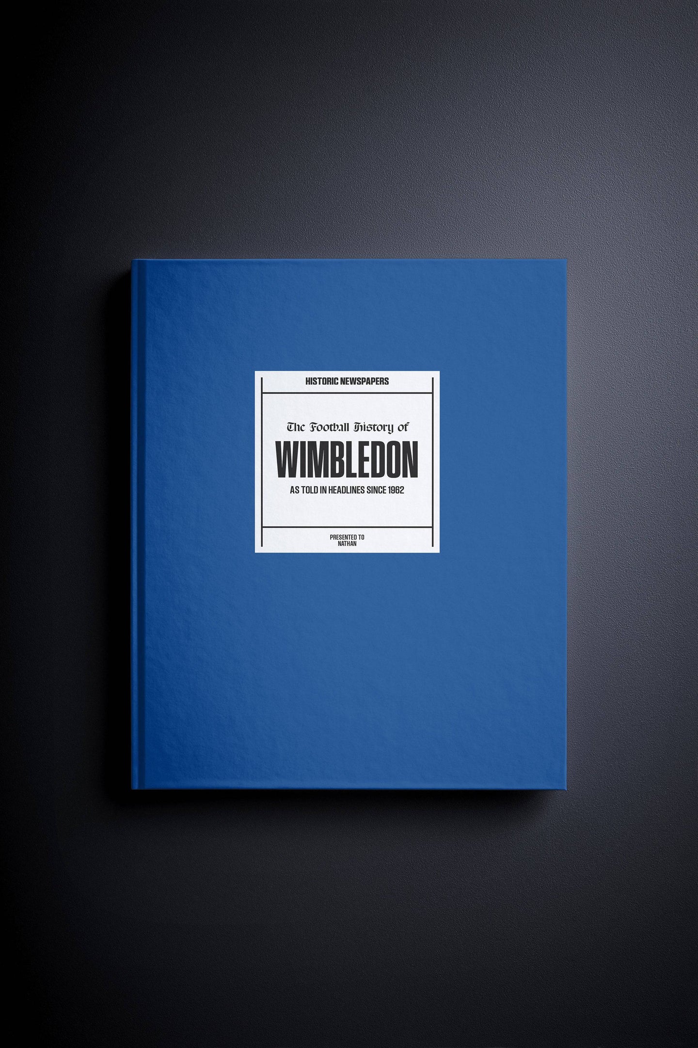 The Football History of Wimbledon Book