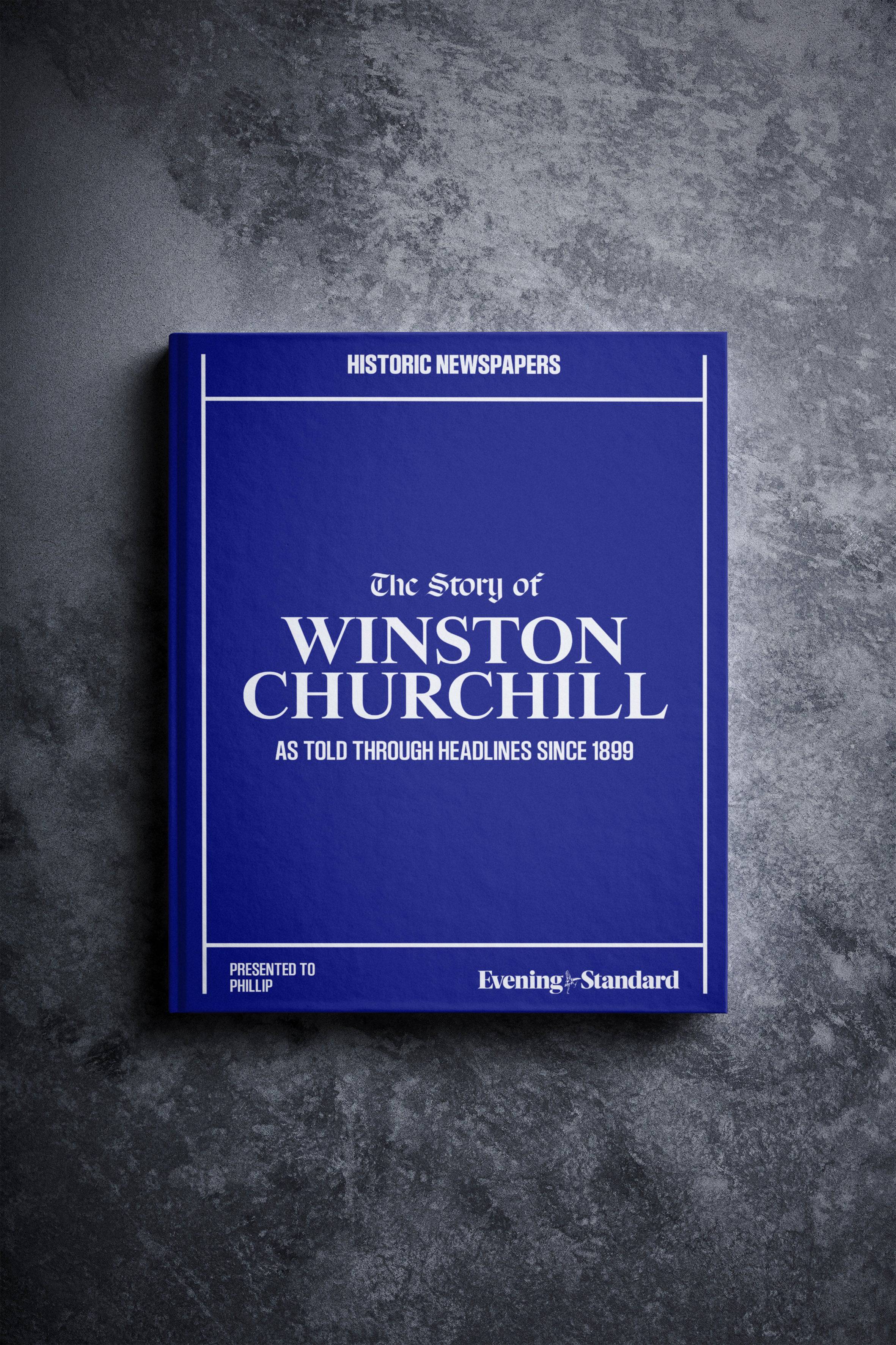 Winston Churchill Story Evening Std Book | Historic Newspapers