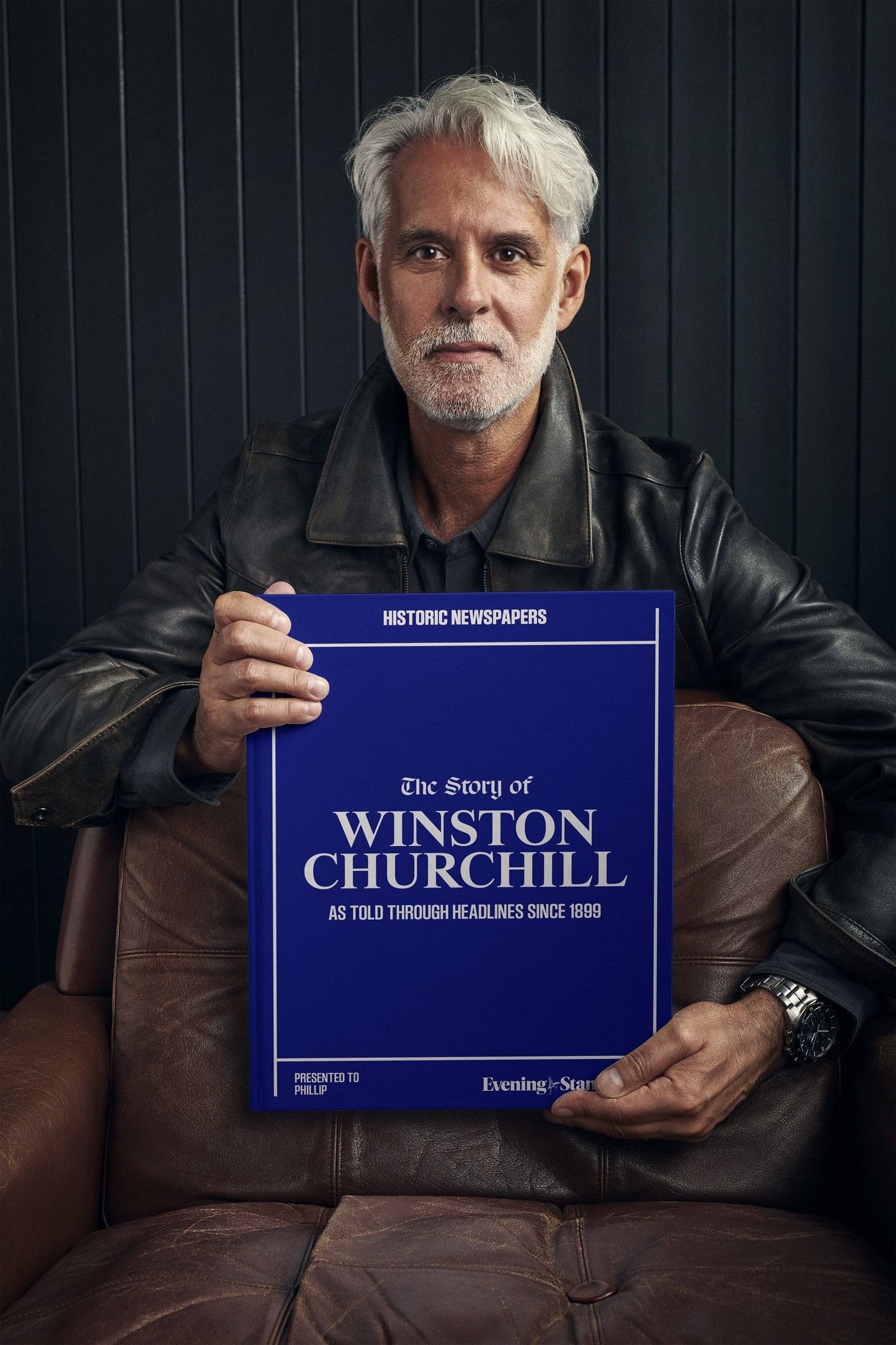 The Story of Winston Churchill Evening Standard Edition Book - Historic Newspapers