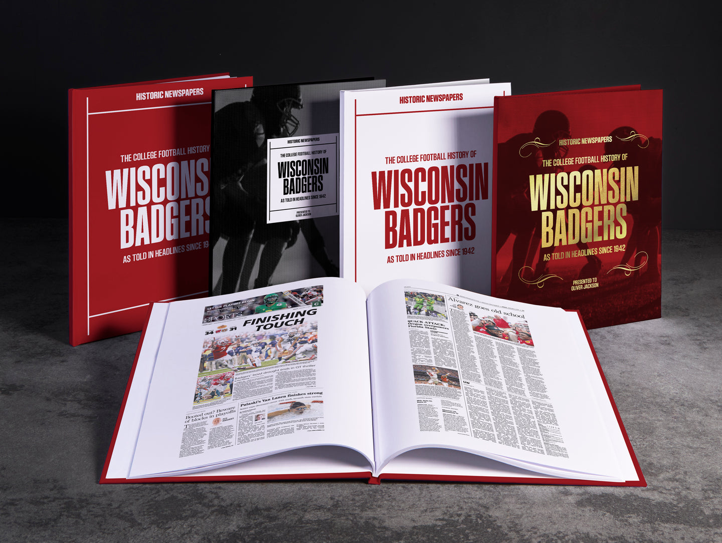 The College Football History of Wisconsin Badgers Book