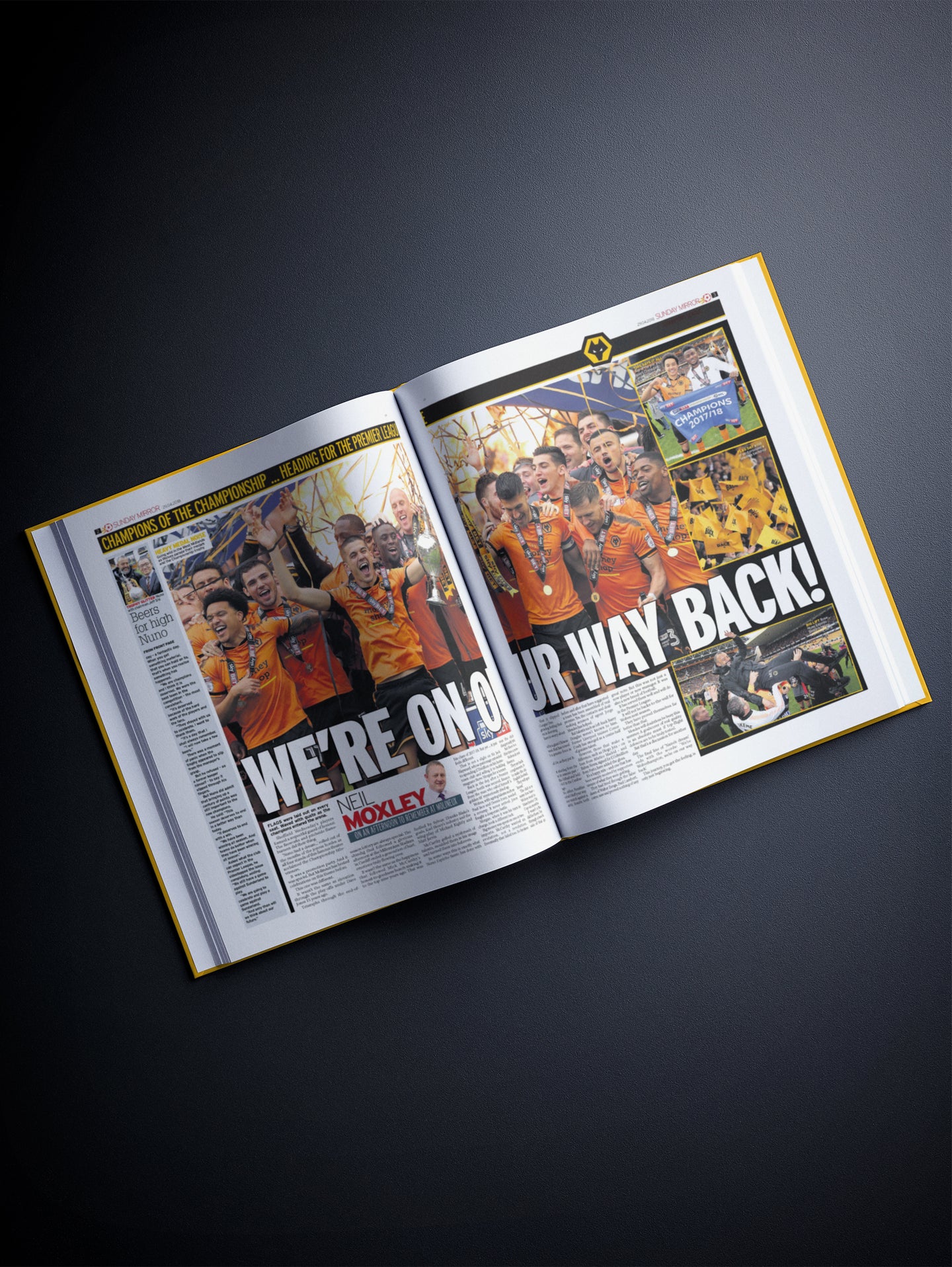 The Football History of Wolverhampton Wanderers Book - Historic Newspapers