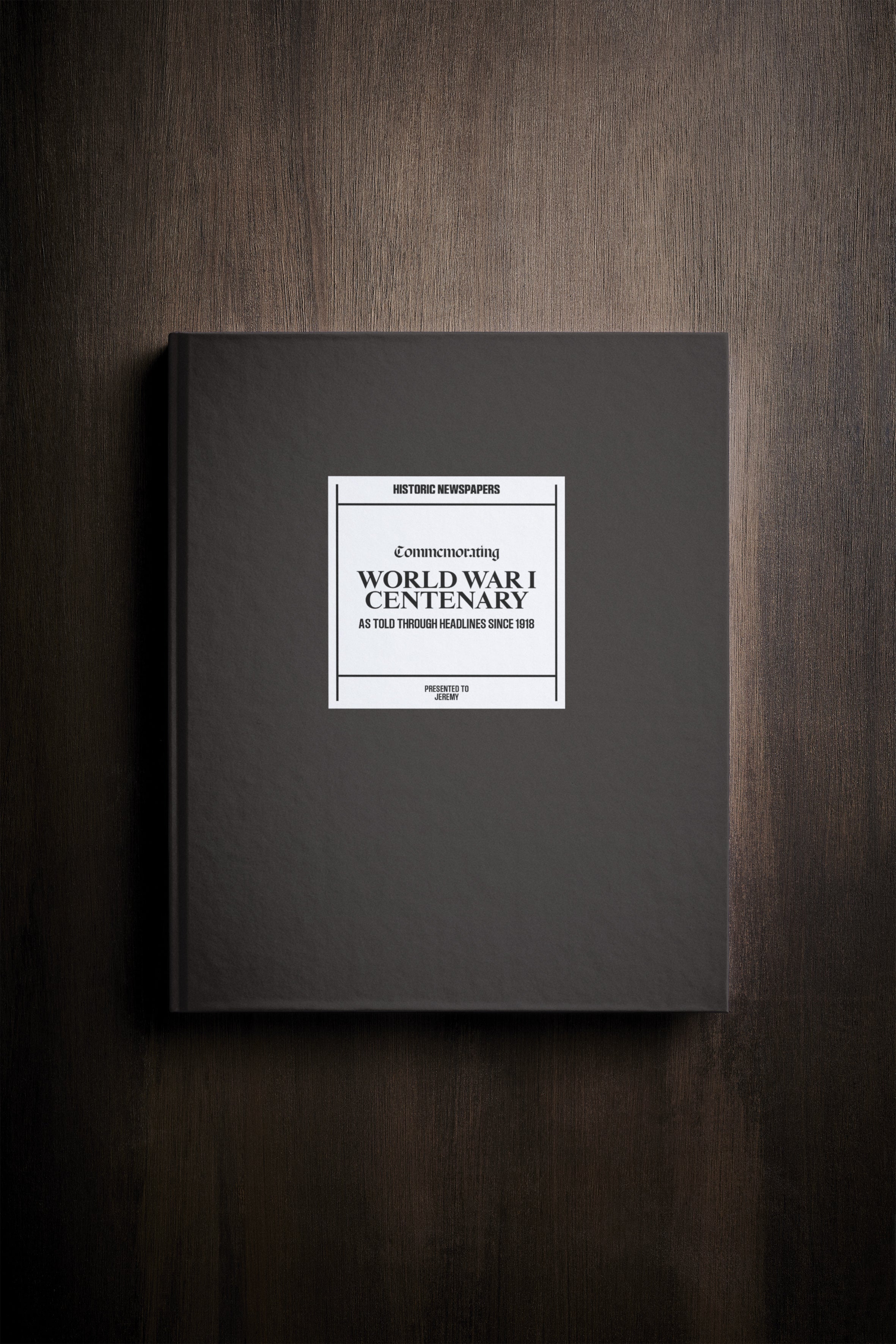 WWI Centenary Commemorative Book | Historic Newspapers