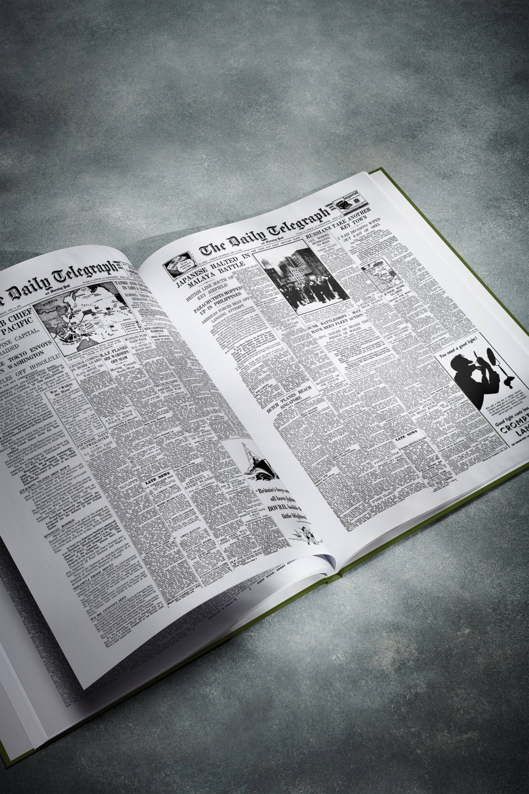 The Story of World War II Telegraph Edition Book