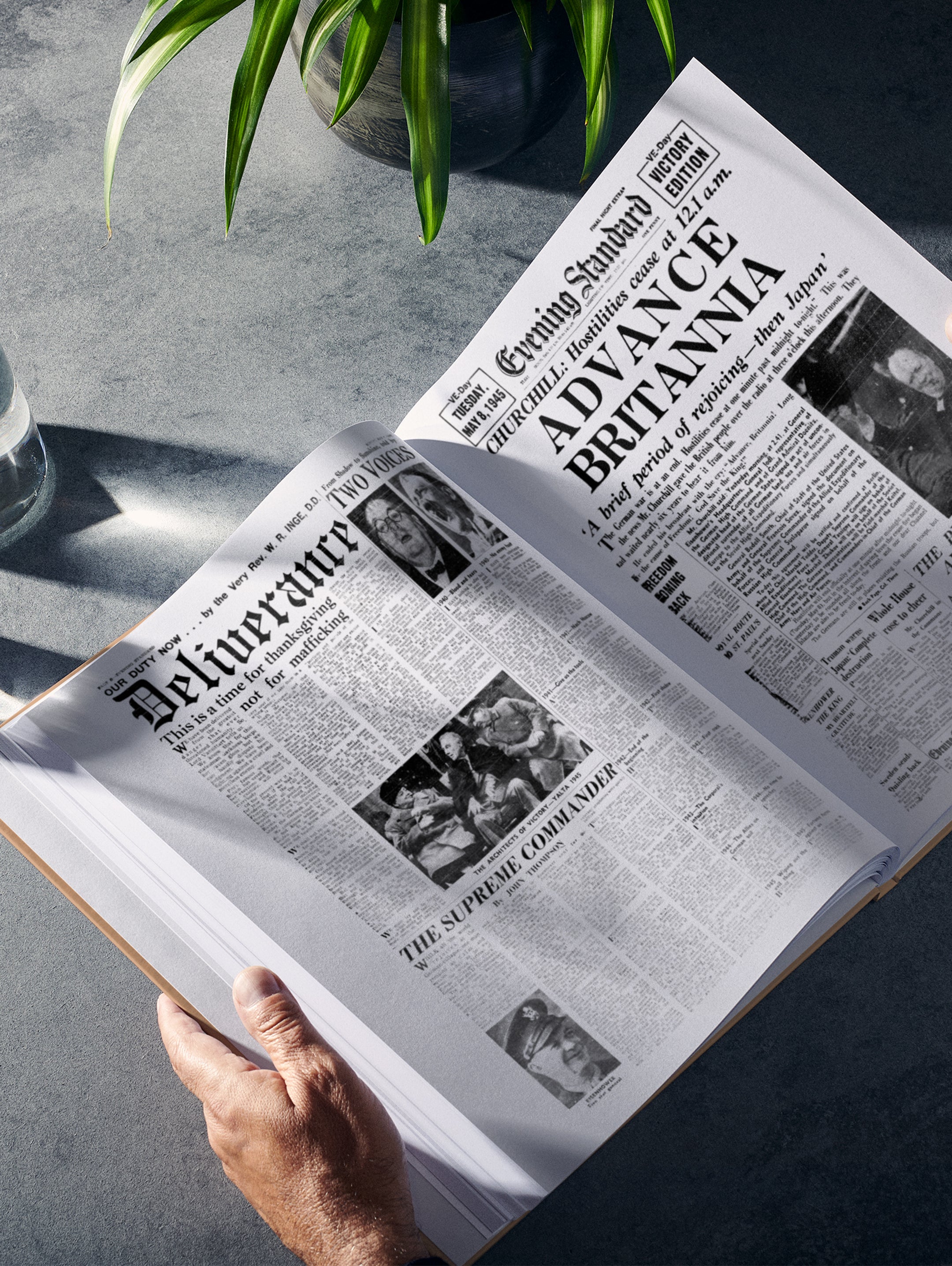 Your Year in Headlines 1945 Evening Standard Edition
