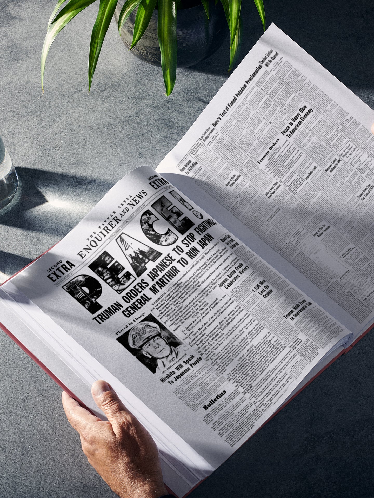 Your Year in Headlines 1945 US Edition - Historic Newspapers