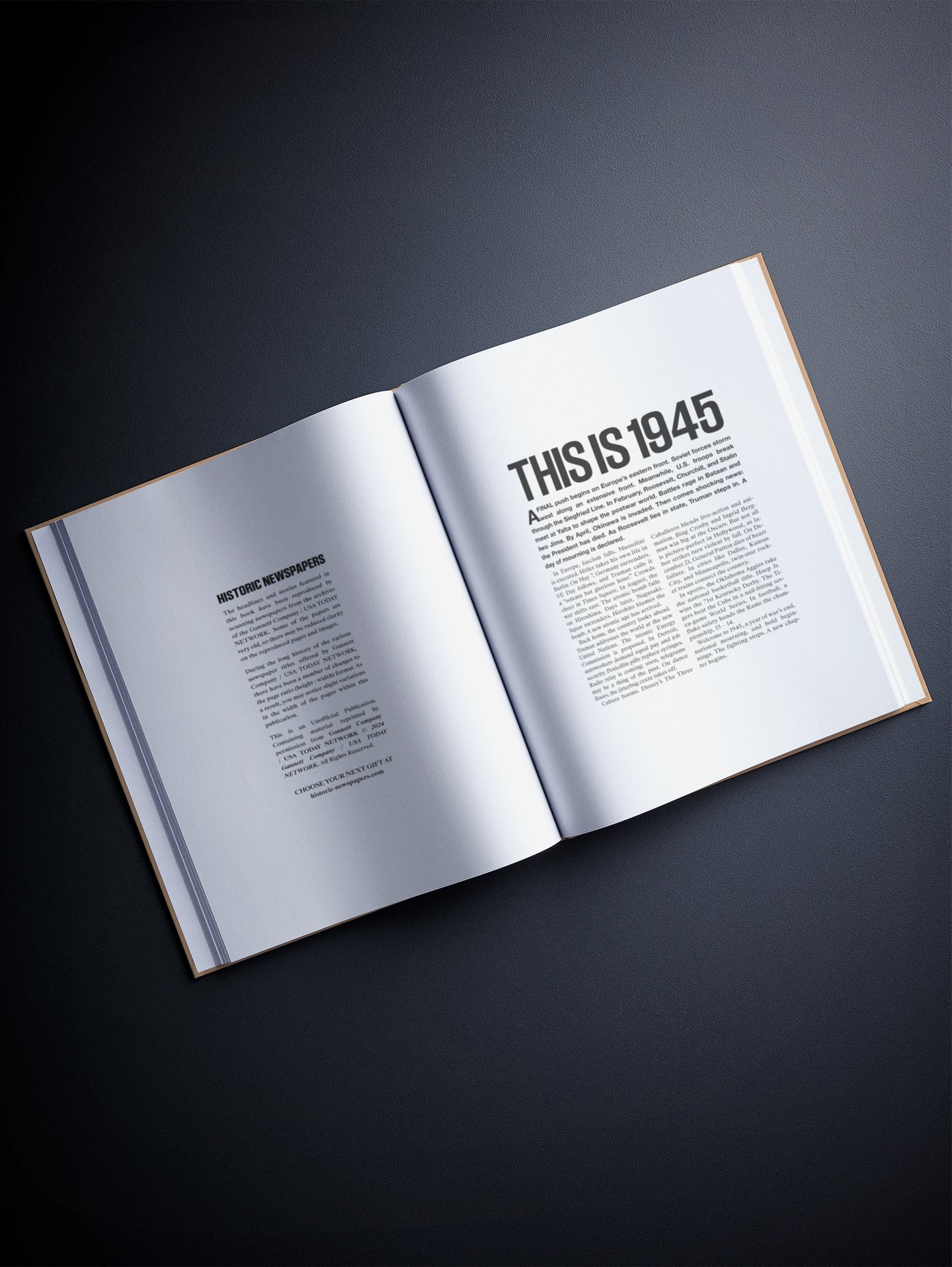 Your Year in Headlines 1945 US Edition - Historic Newspapers