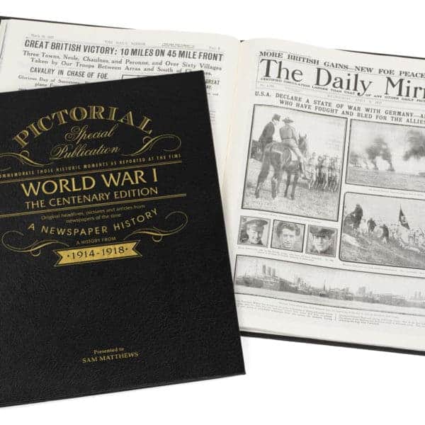 WW1 Centenary Newspaper Book
