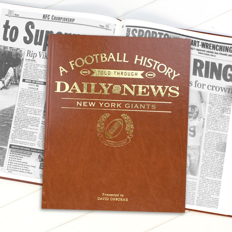 NFL, MLB, NBA & NHL Personalized Books - Historic Newspapers