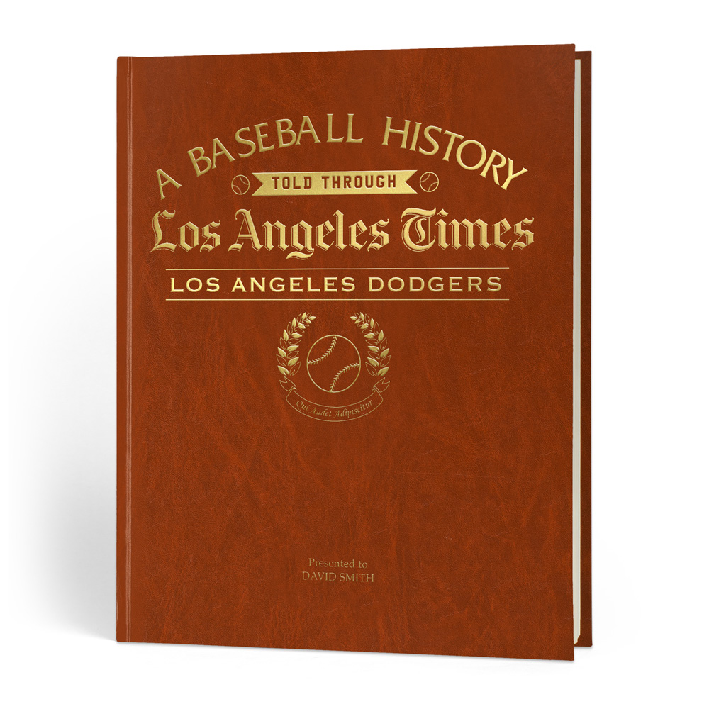 LA Dodgers Newspaper Book