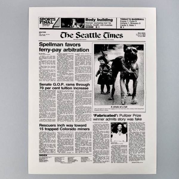 seattle times reprint front page